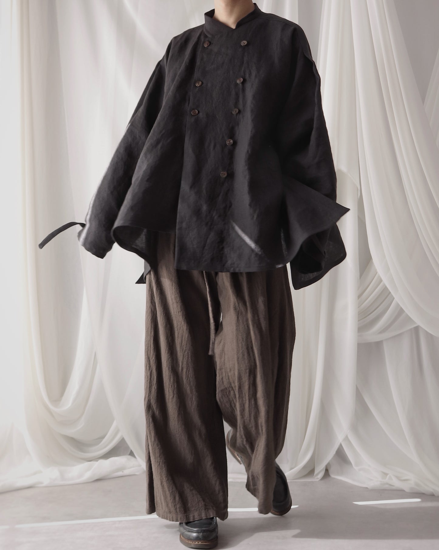 double breasted shirts blouson