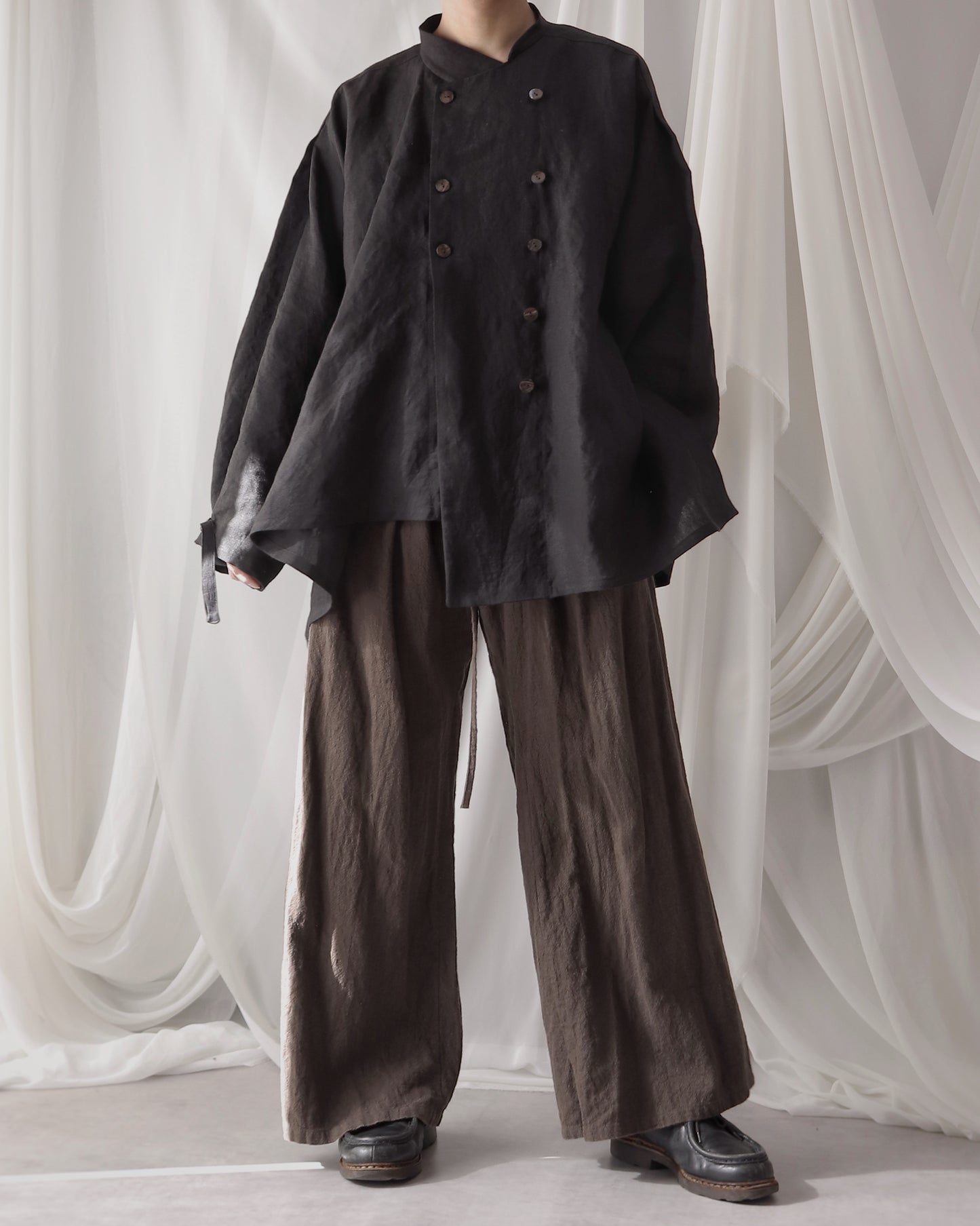 double breasted shirts blouson