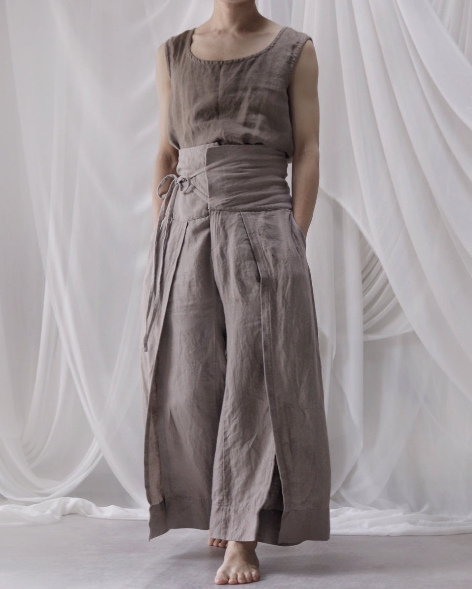 slit Haramaki trousers