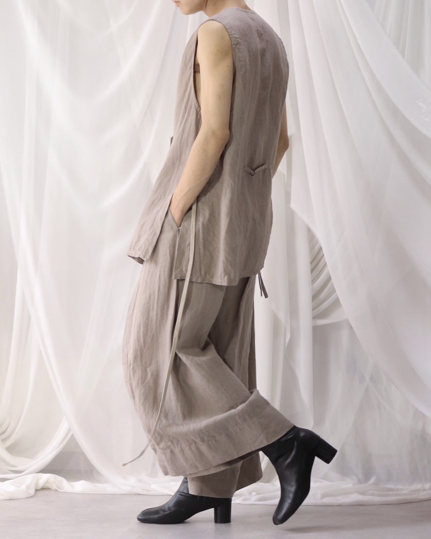 slit Haramaki trousers