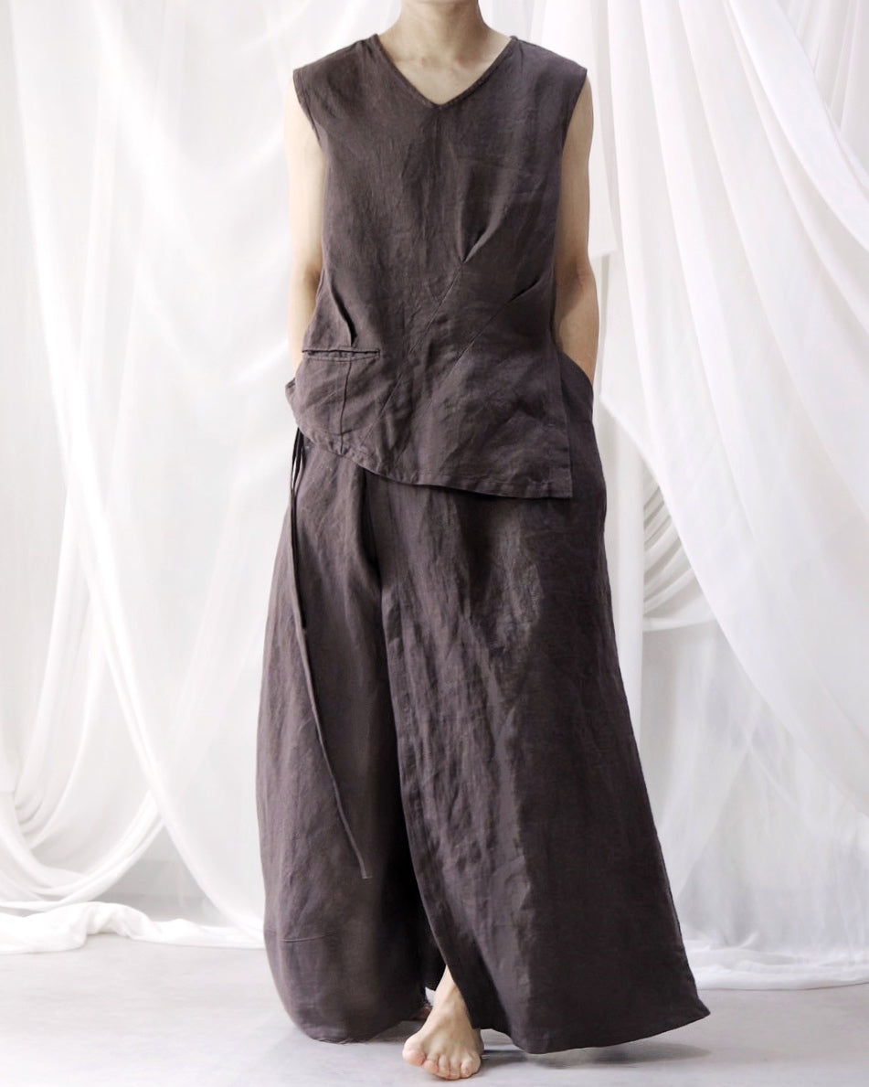 wrapped skirt 2025/charcoal