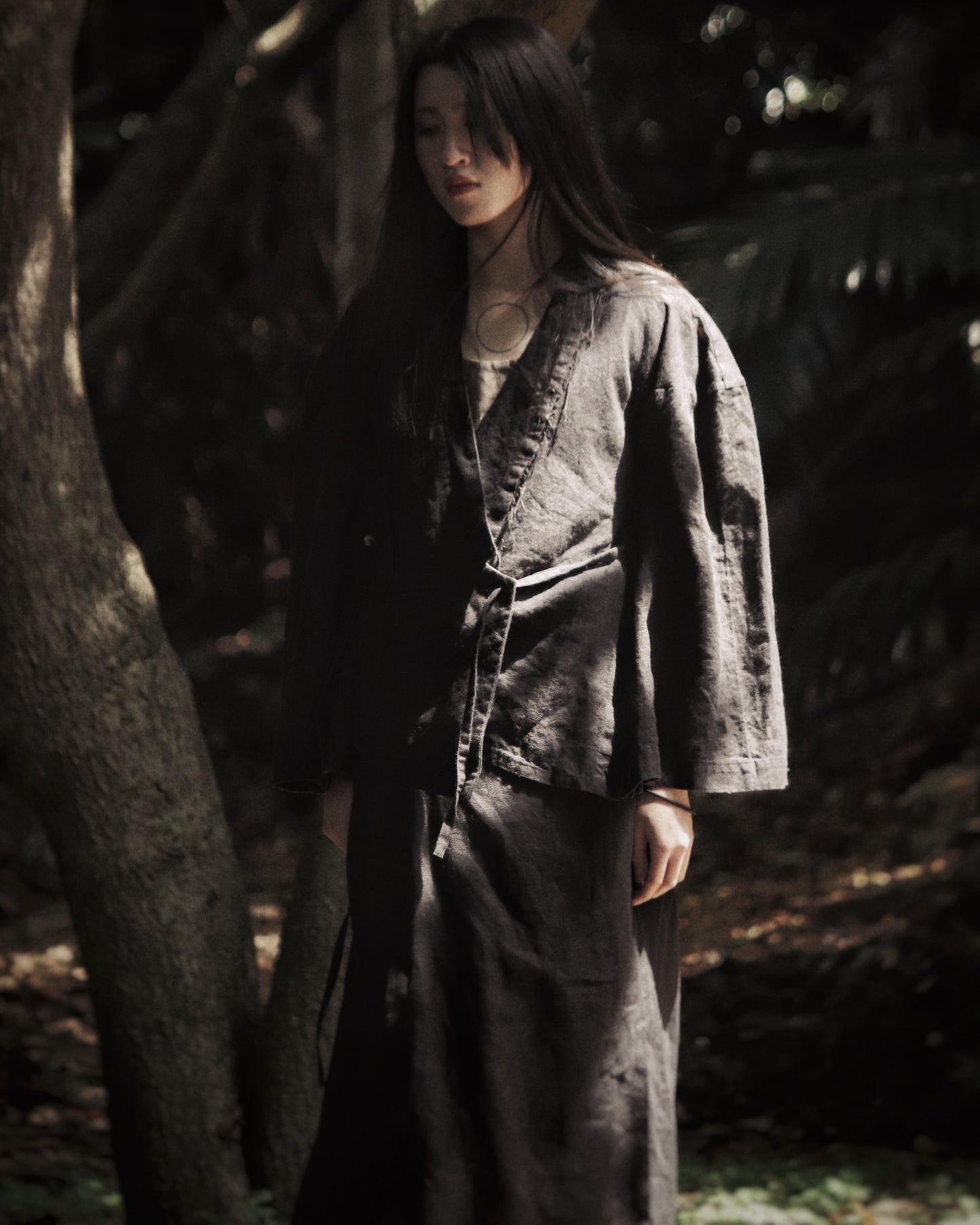 wide shoulder short jacket
