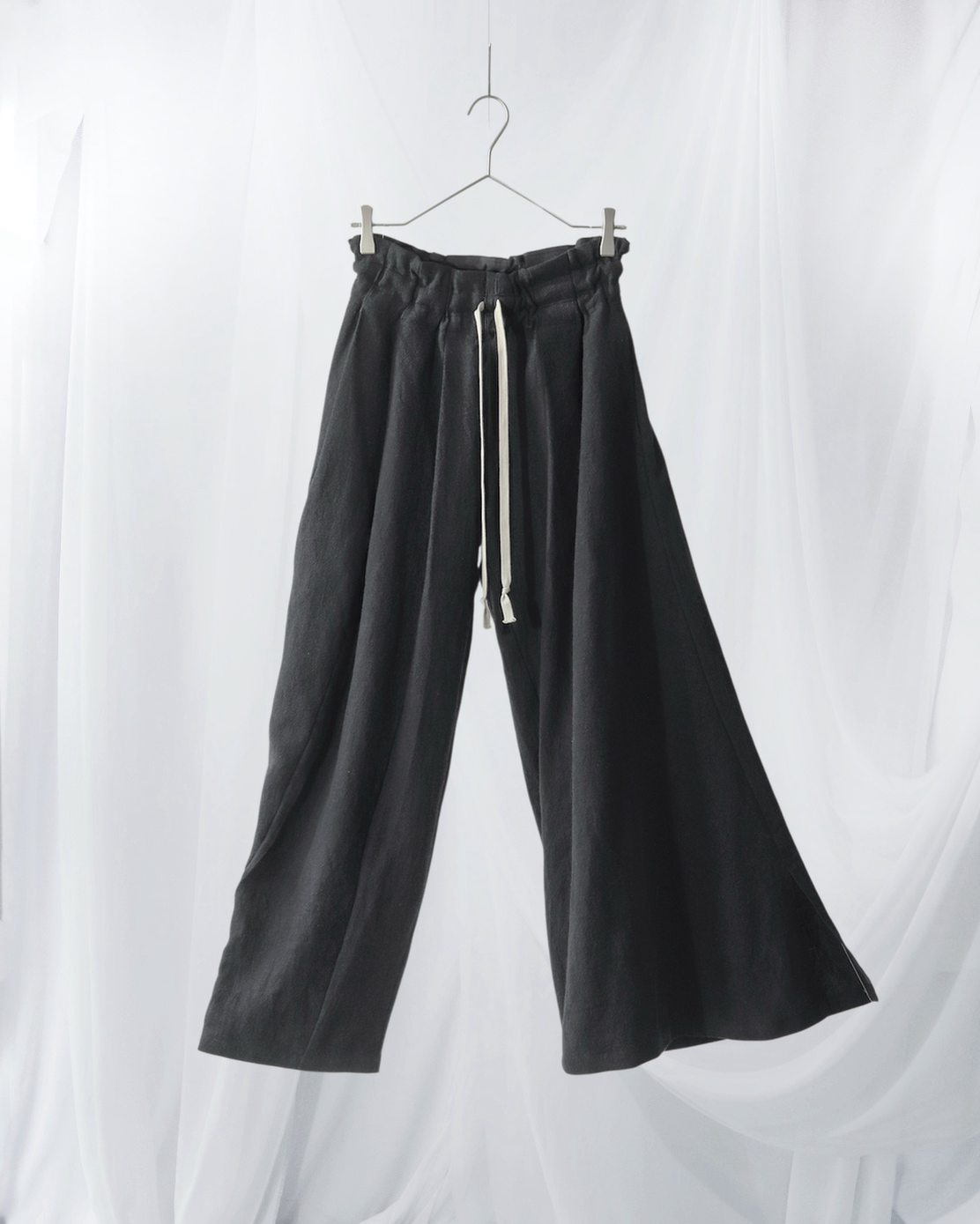asymmetry tuck easy pants