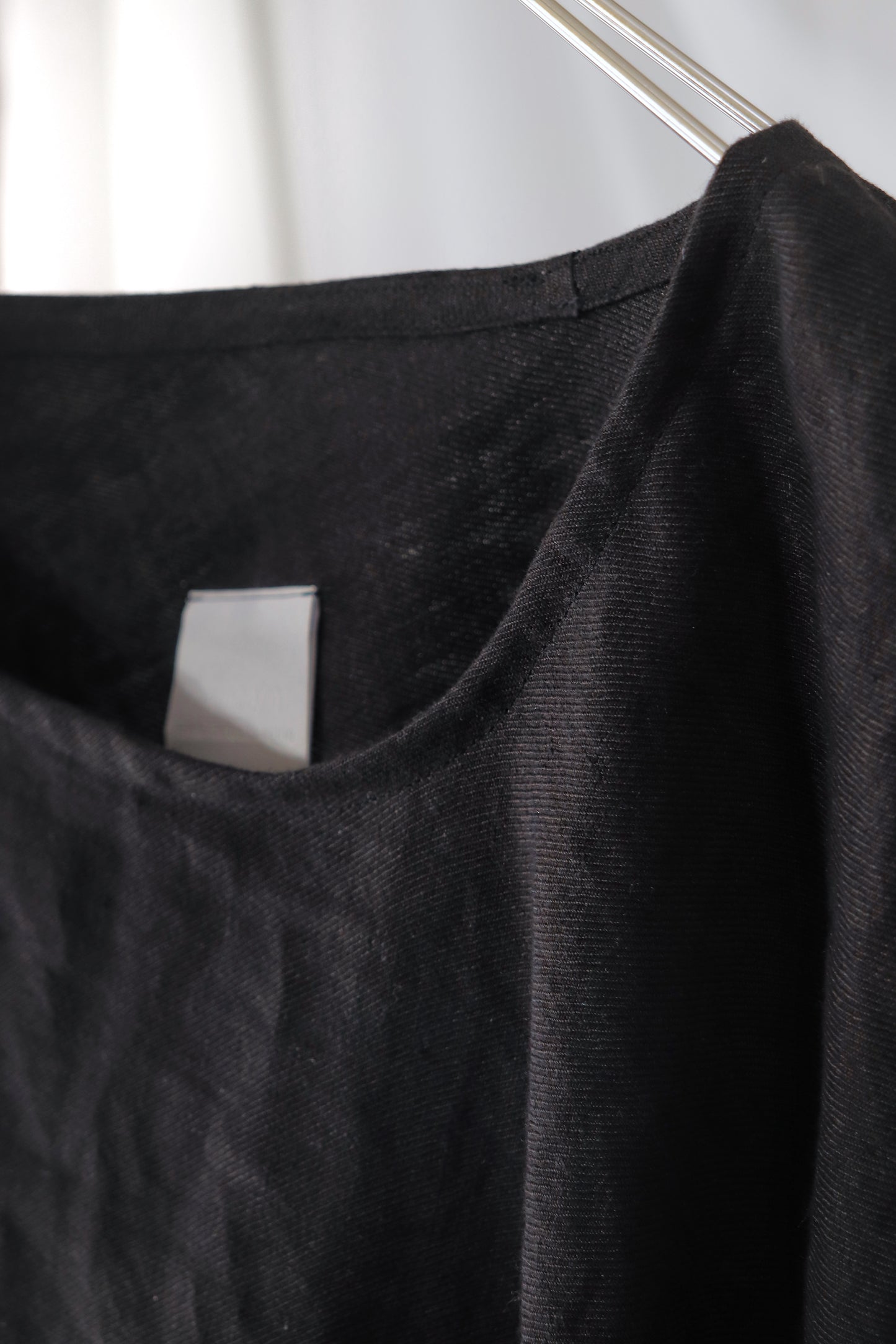 bias-cut pullover