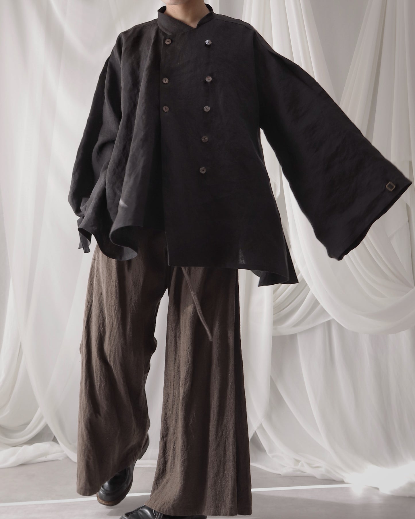 double breasted shirts blouson