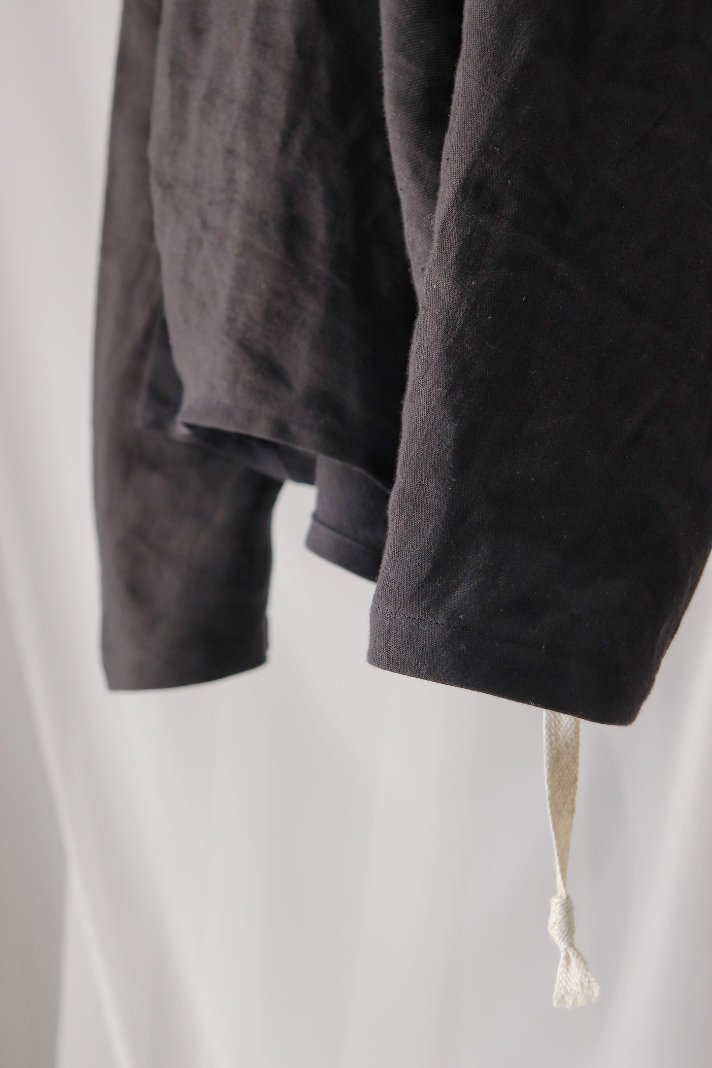 bias-cut pullover