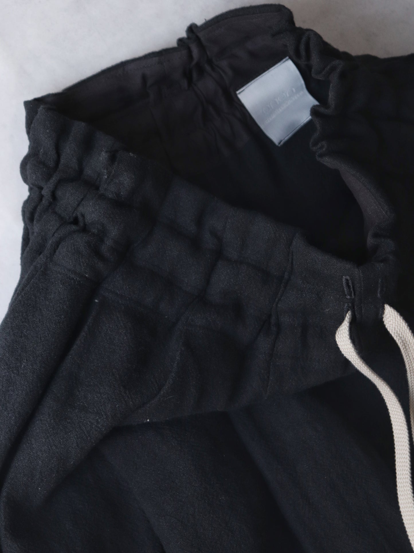asymmetry tuck easy pants