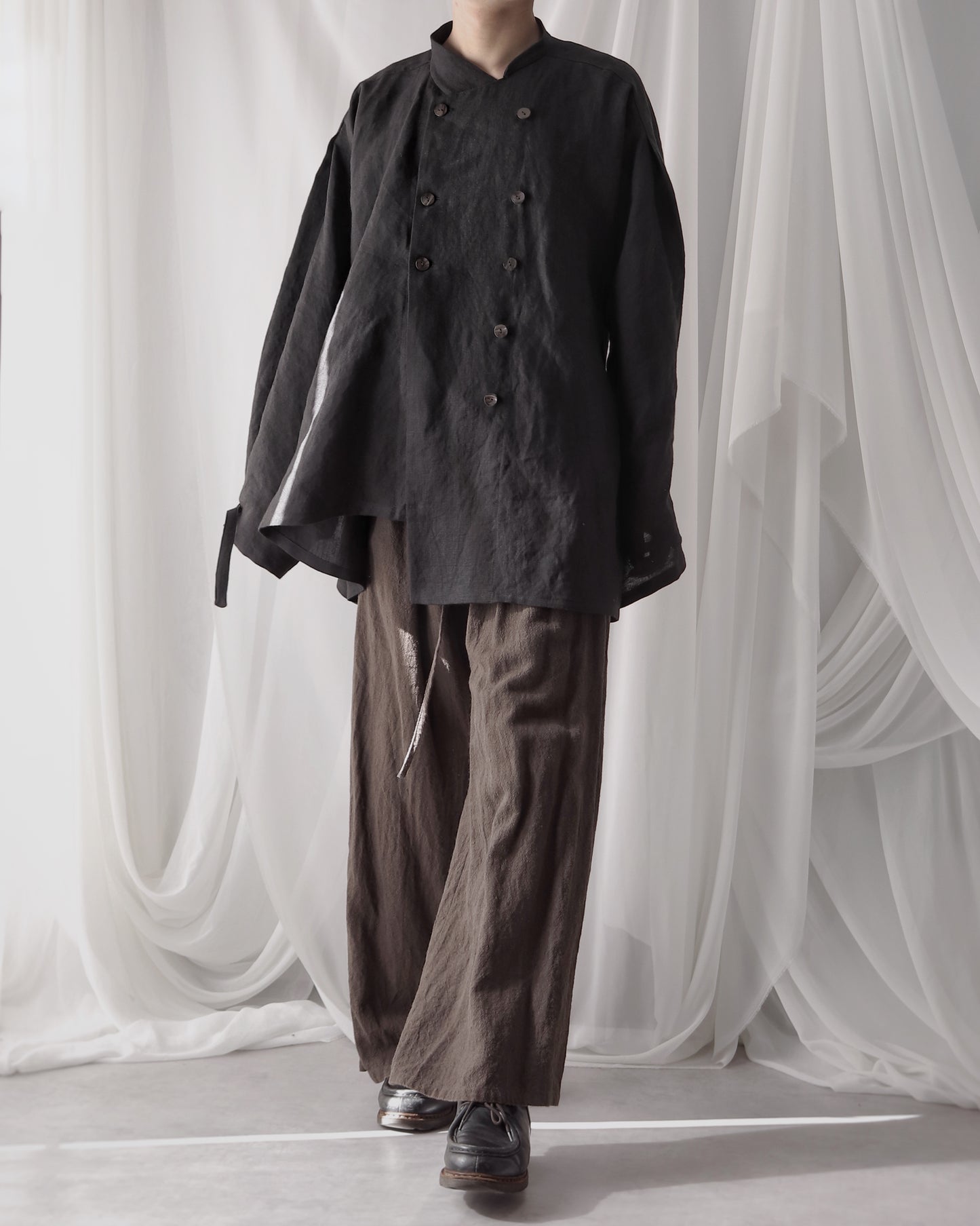 double breasted shirts blouson