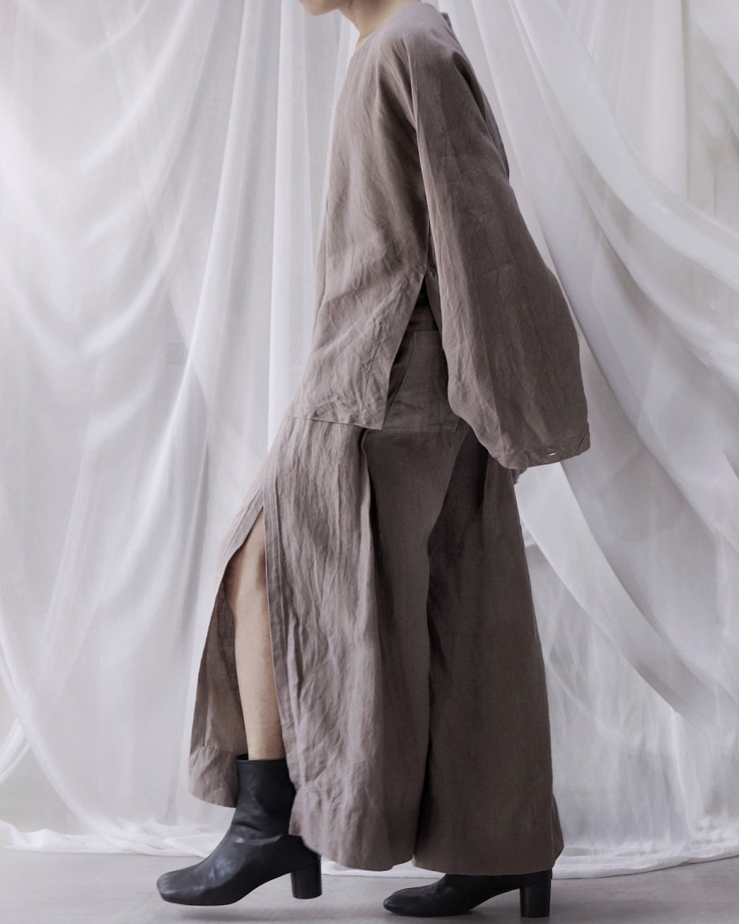 slit Haramaki trousers