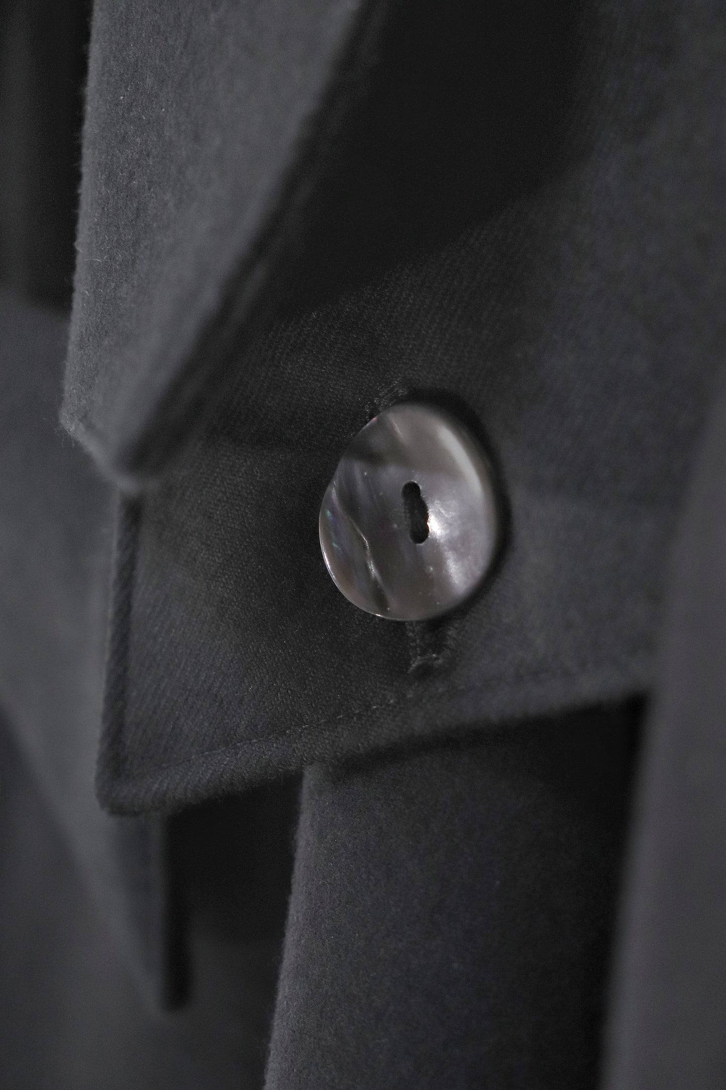 wool layered trench coat