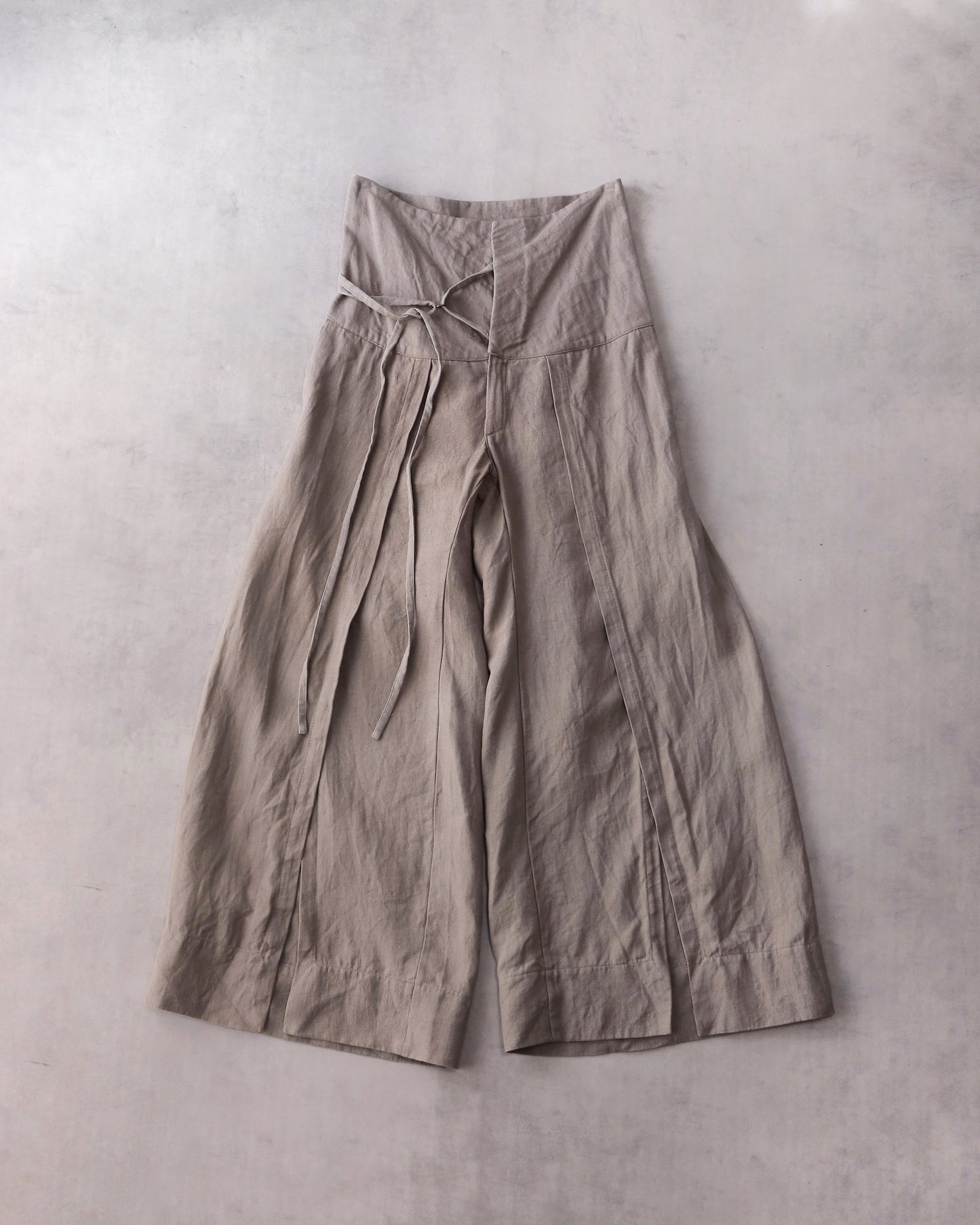 slit Haramaki trousers