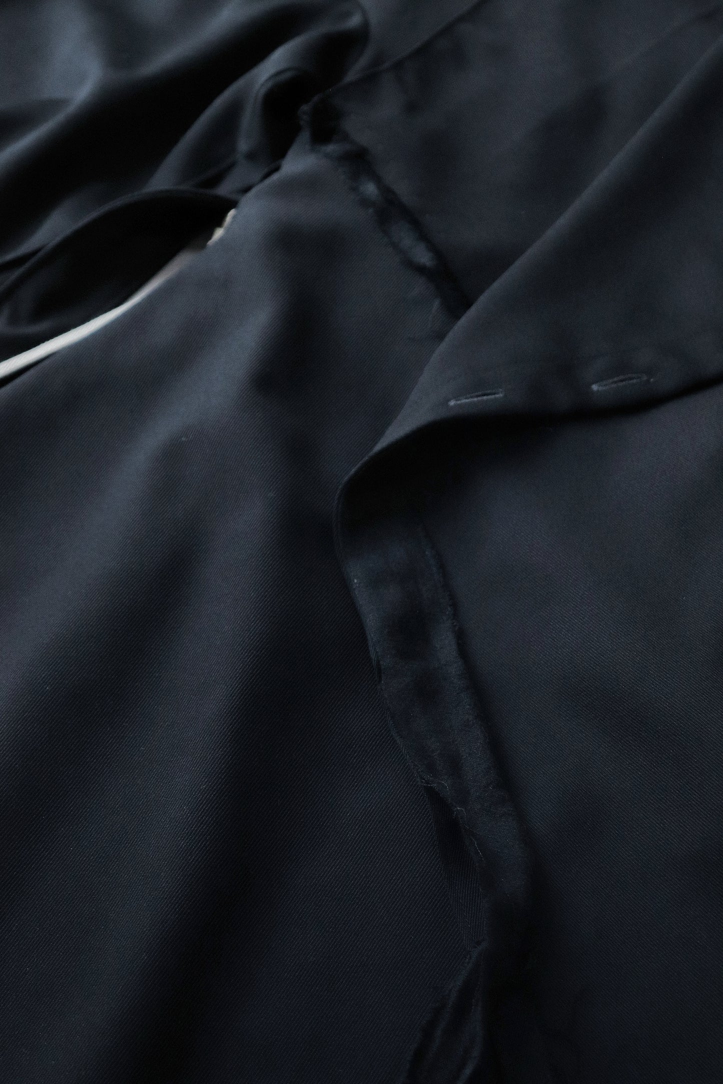 layered frayed coat