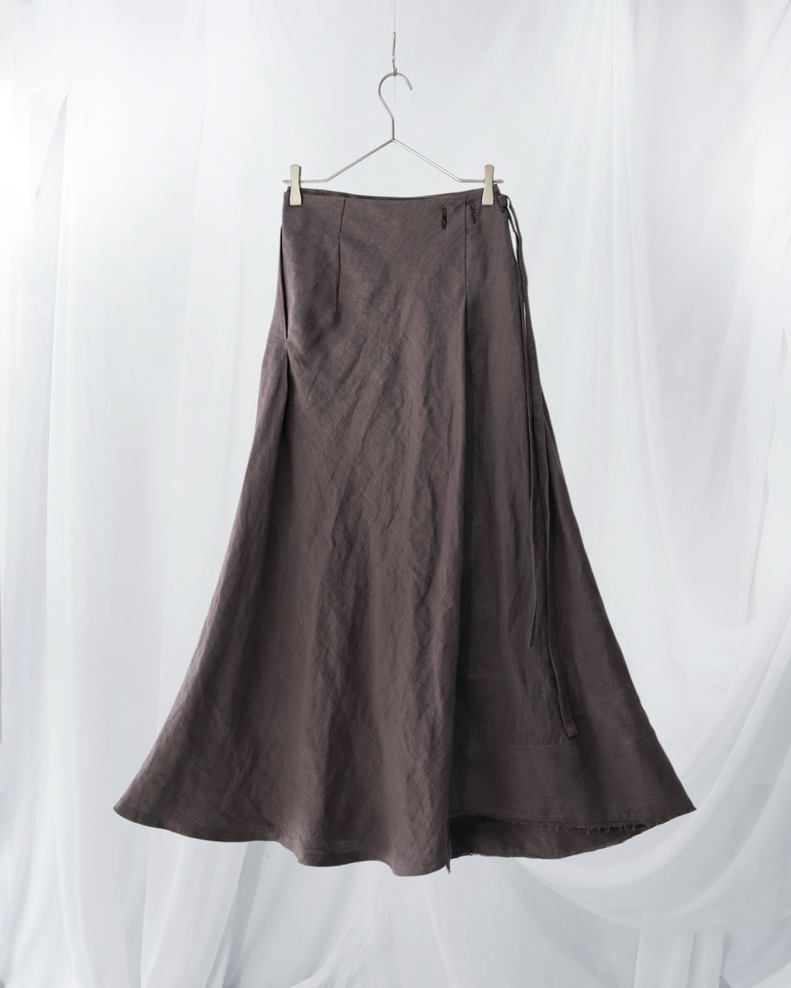wrapped skirt 2025/charcoal