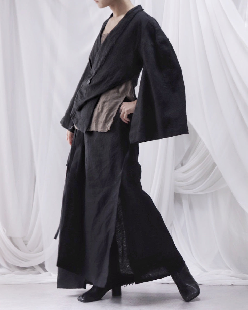 wide shoulder short jacket
