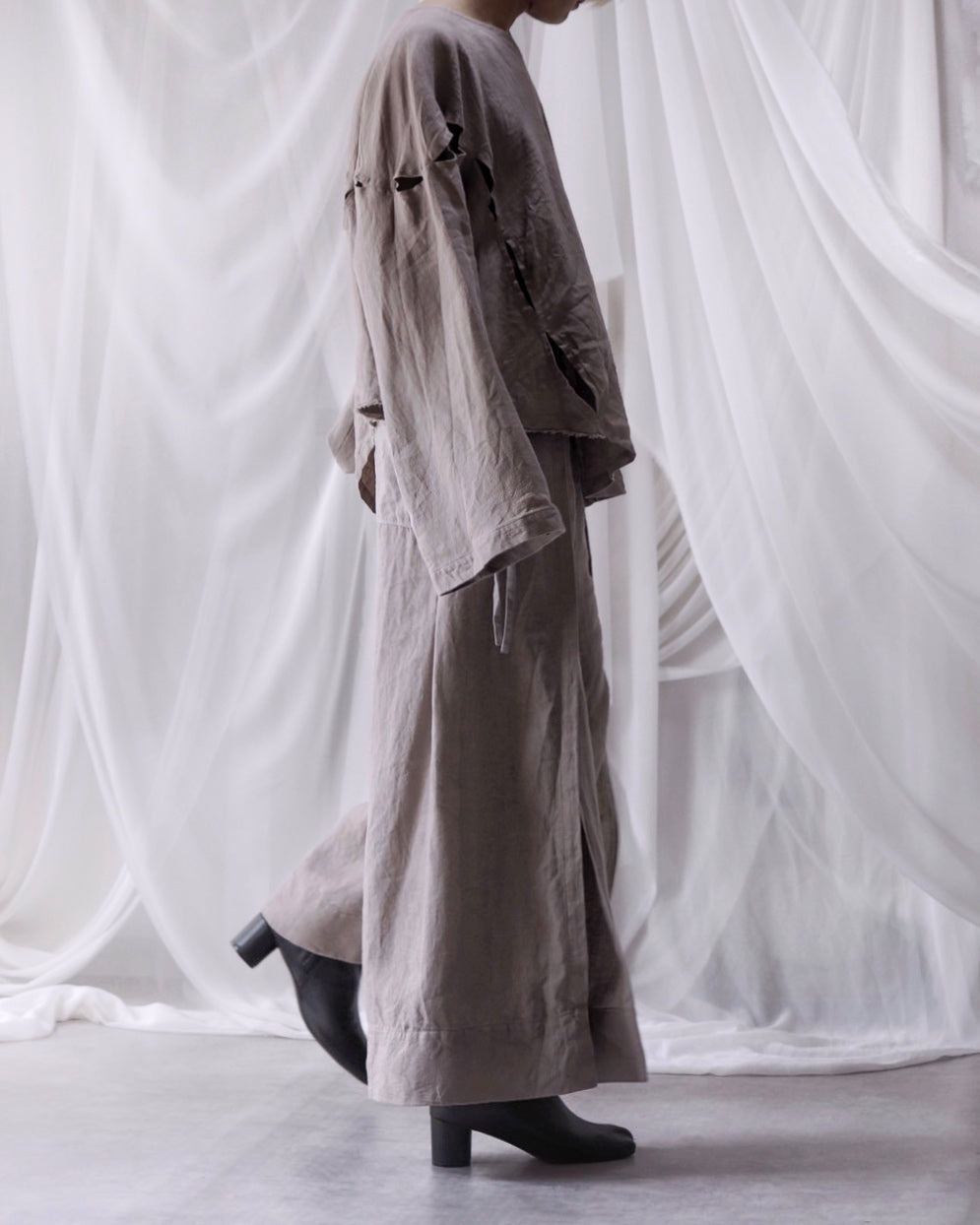 slit Haramaki trousers