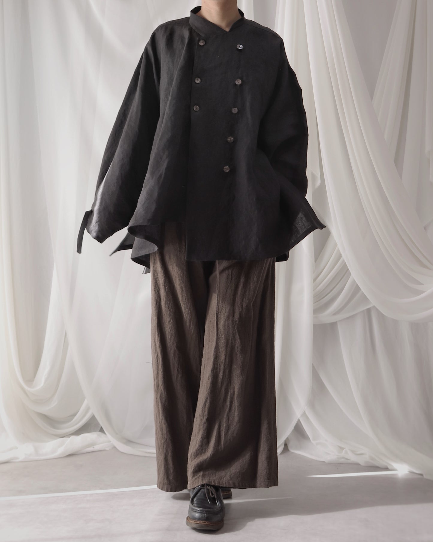 double breasted shirts blouson