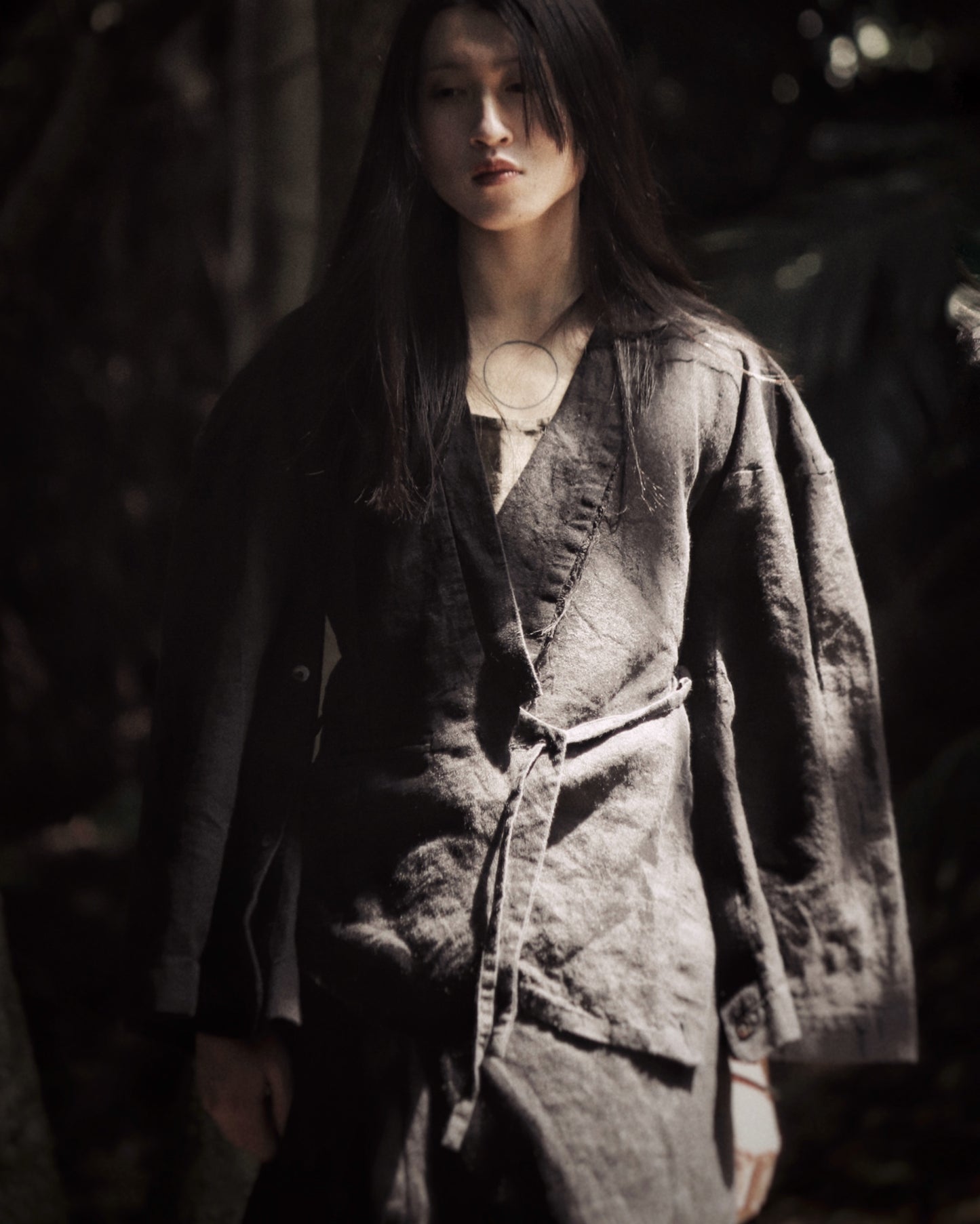 wide shoulder short jacket