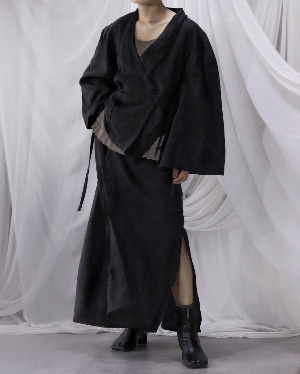 wide shoulder short jacket
