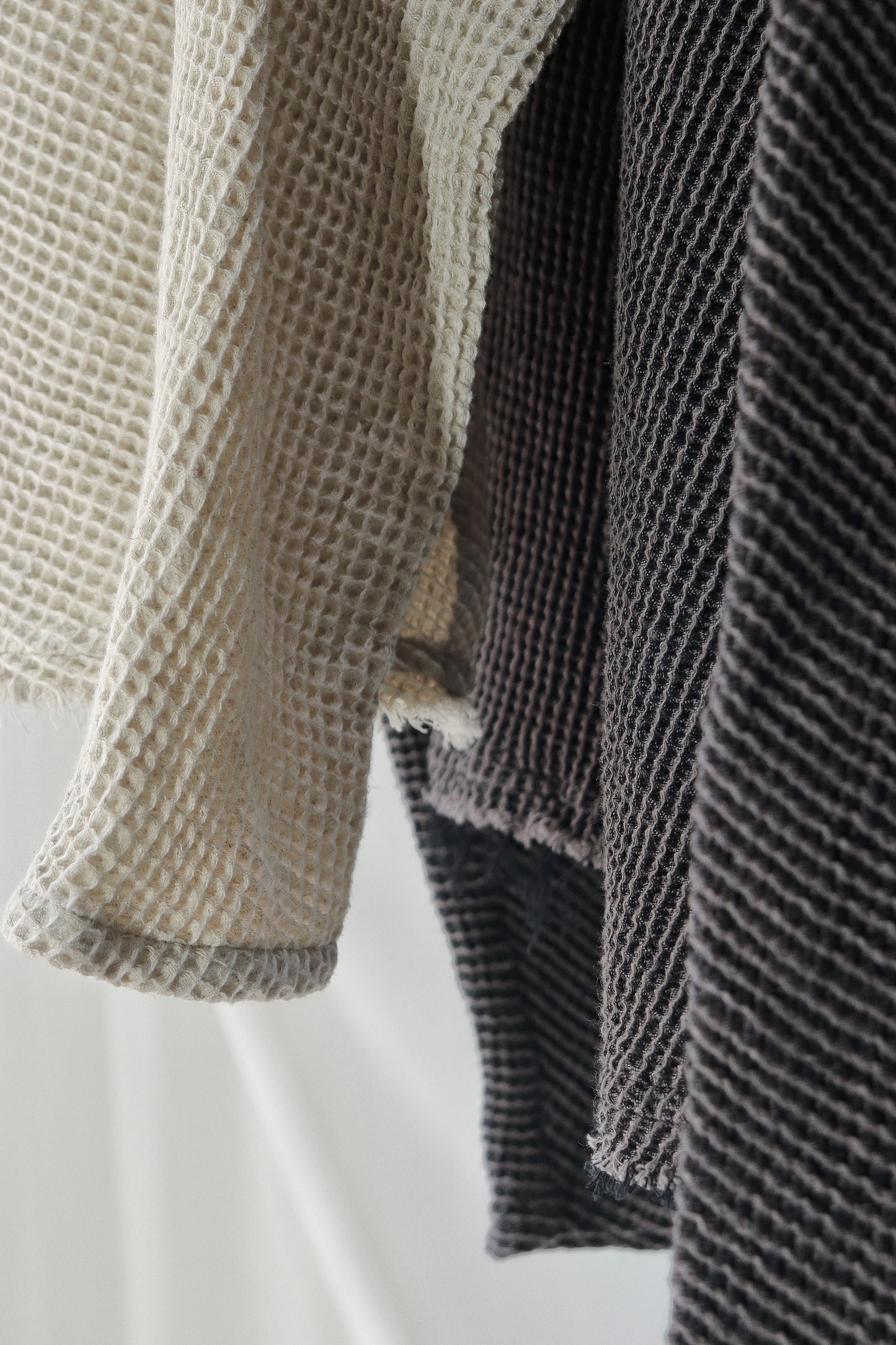 waffle bias pullover