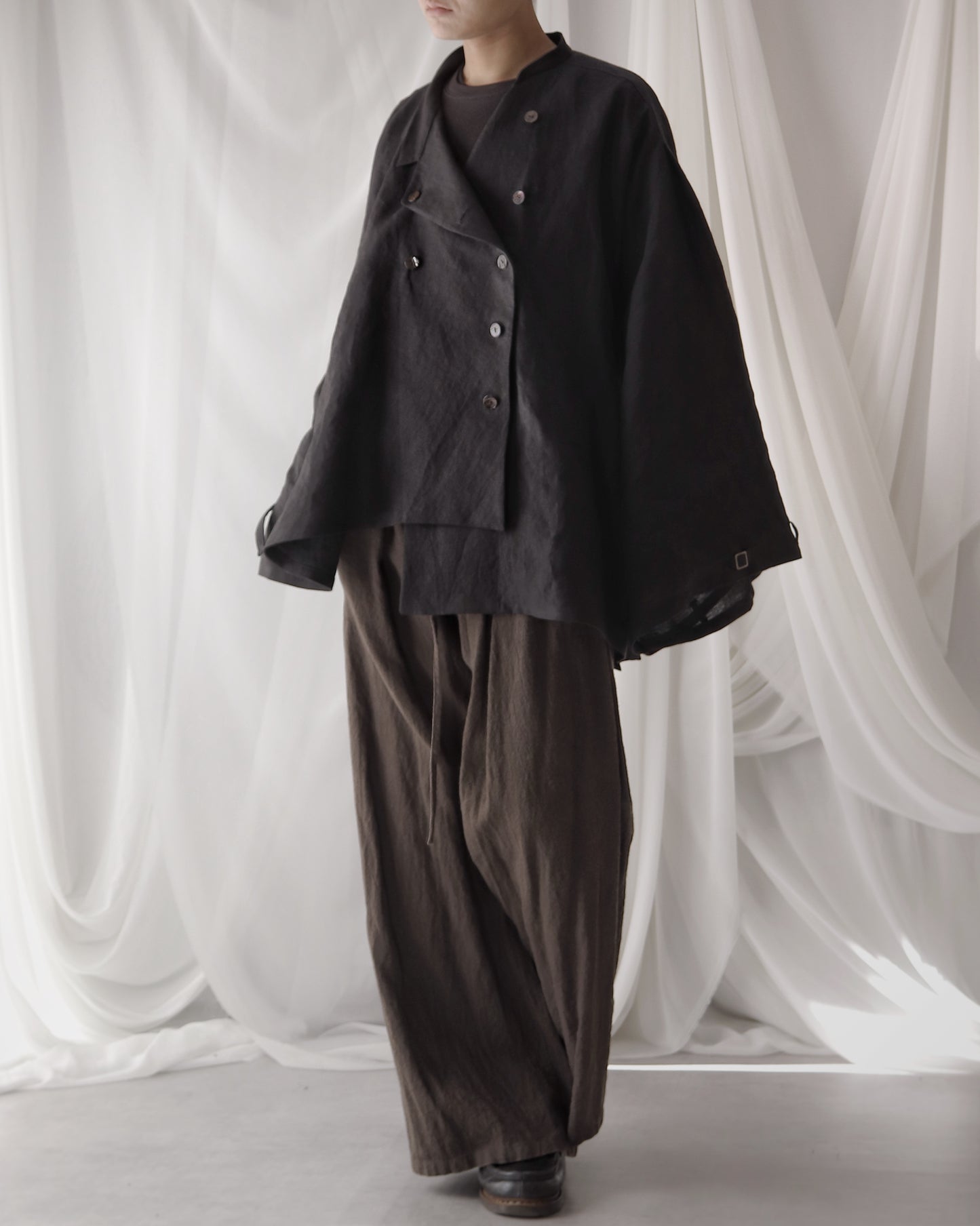 double breasted shirts blouson