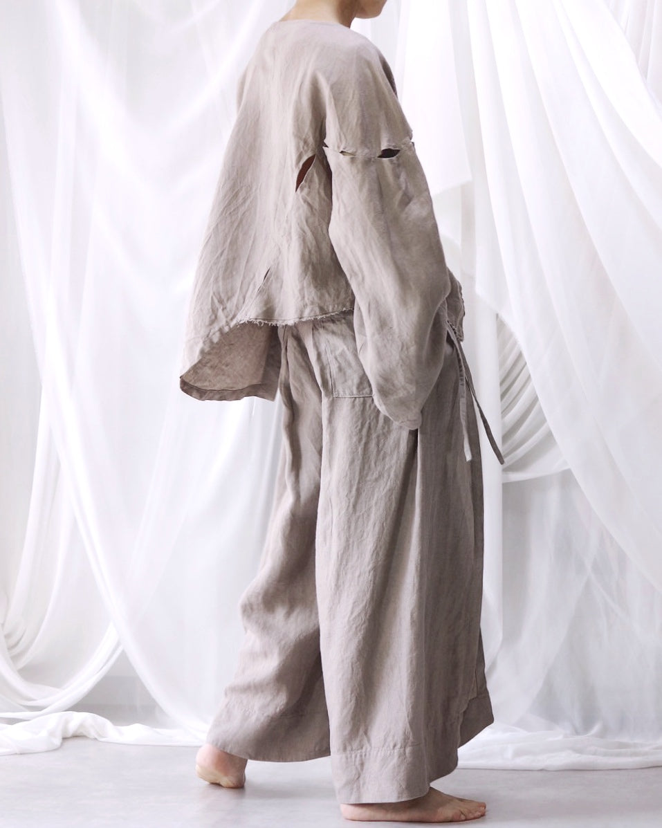slit Haramaki trousers
