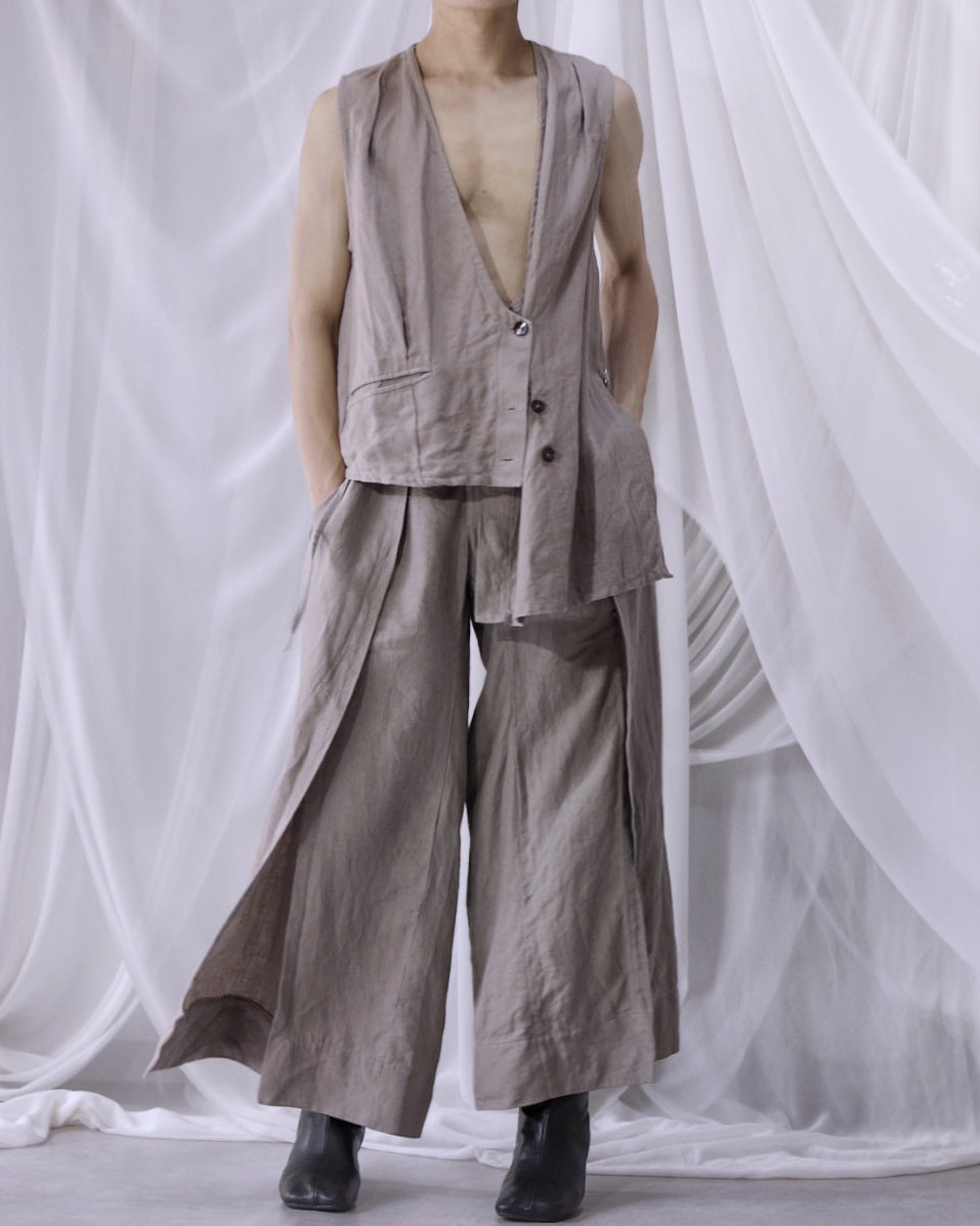 slit Haramaki trousers