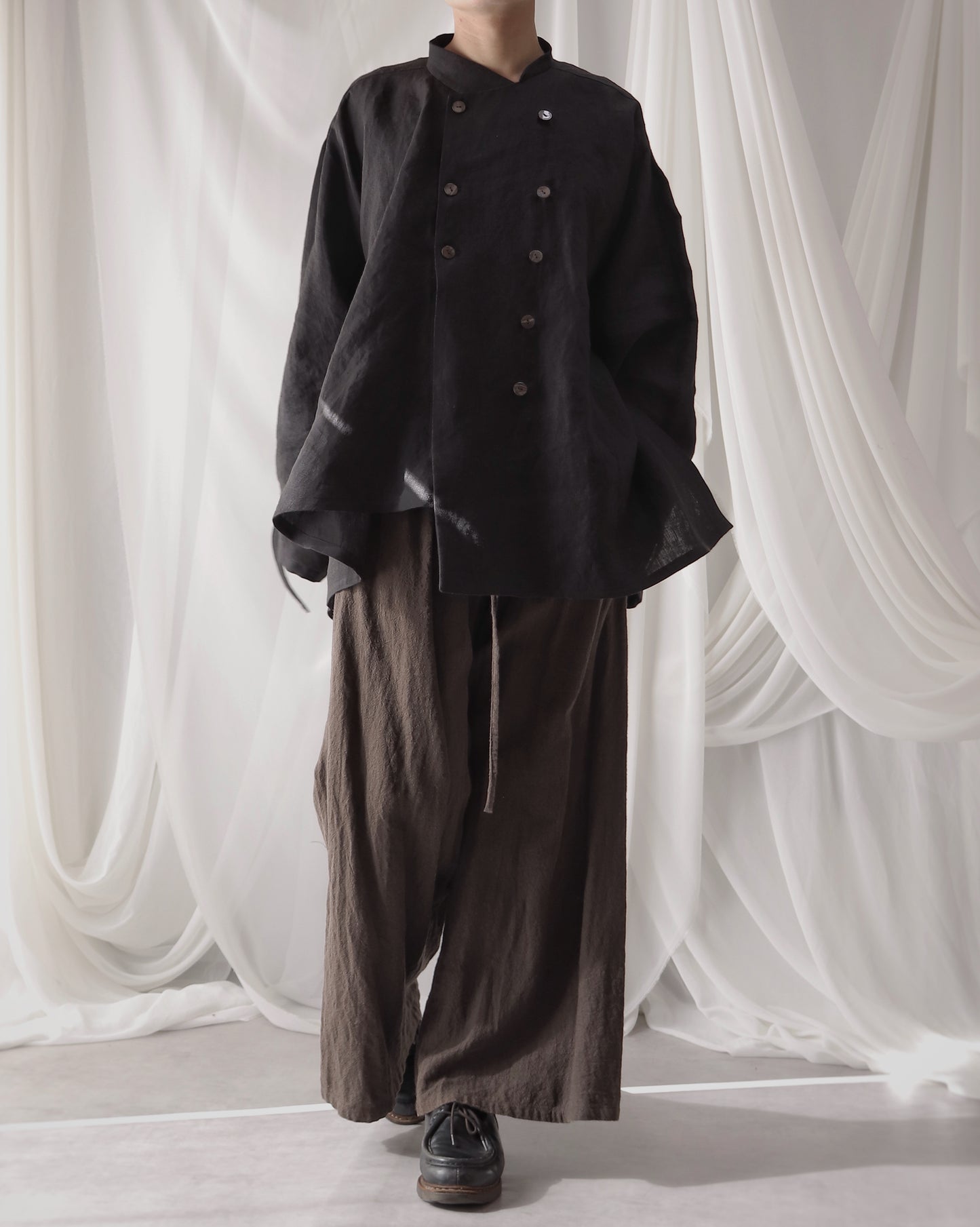 double breasted shirts blouson