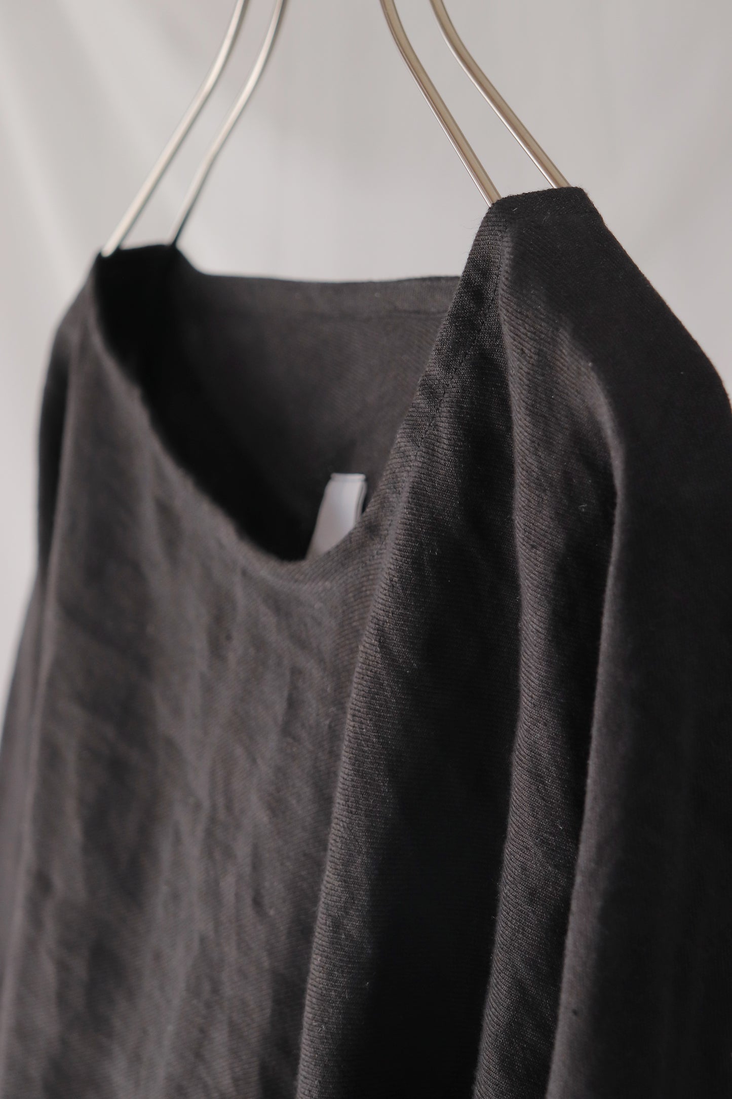 bias-cut pullover