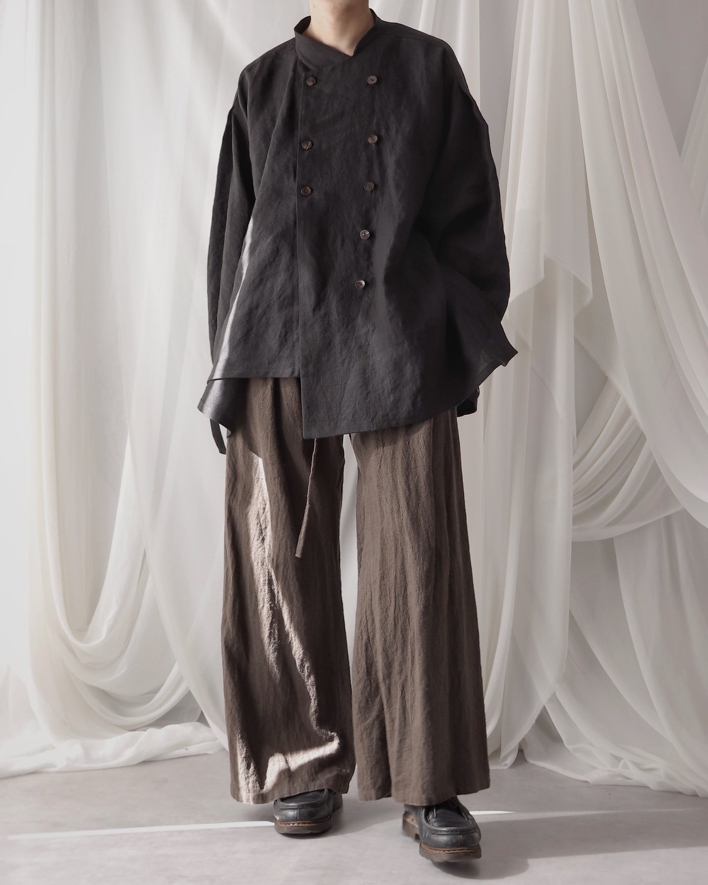 double breasted shirts blouson