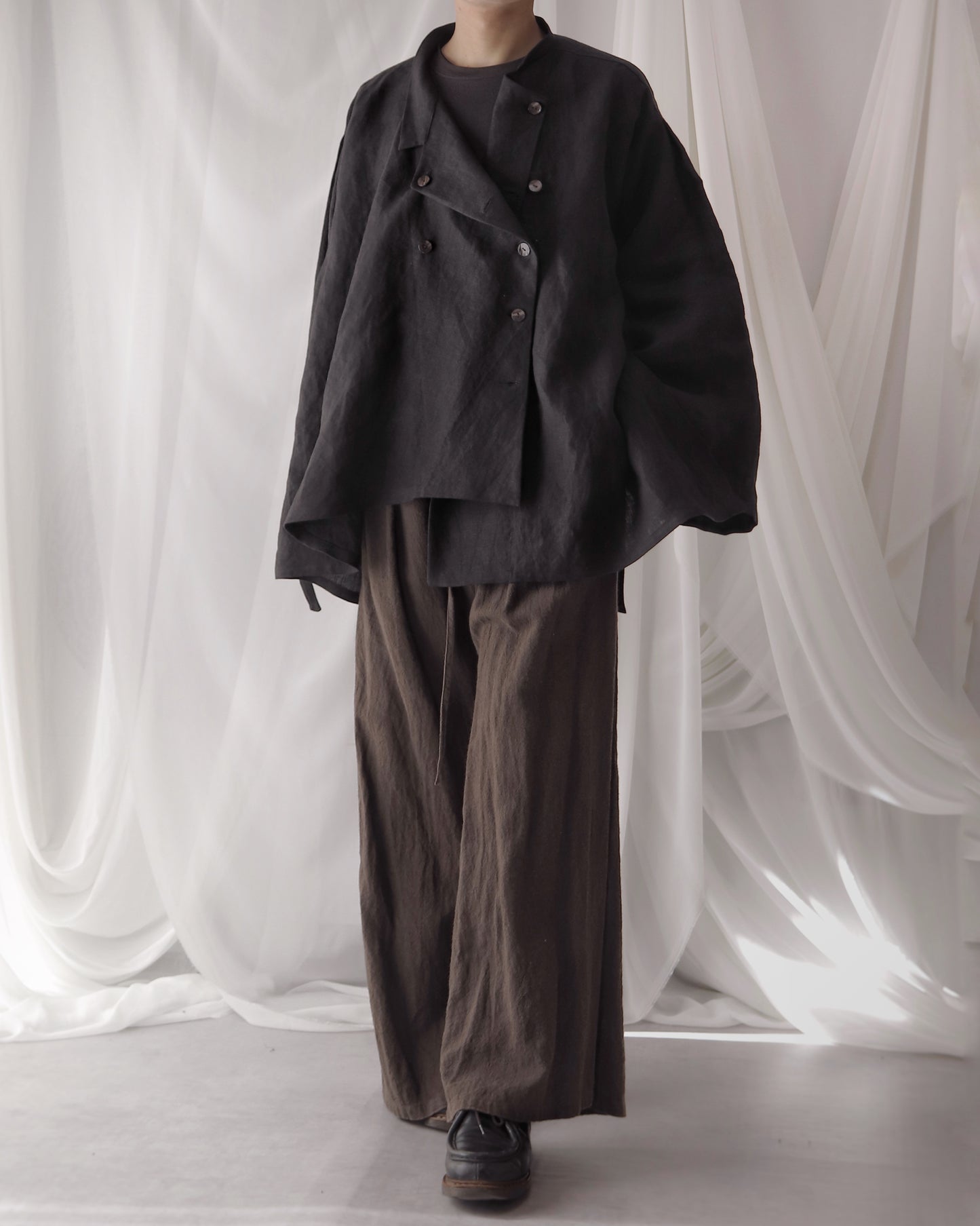 double breasted shirts blouson