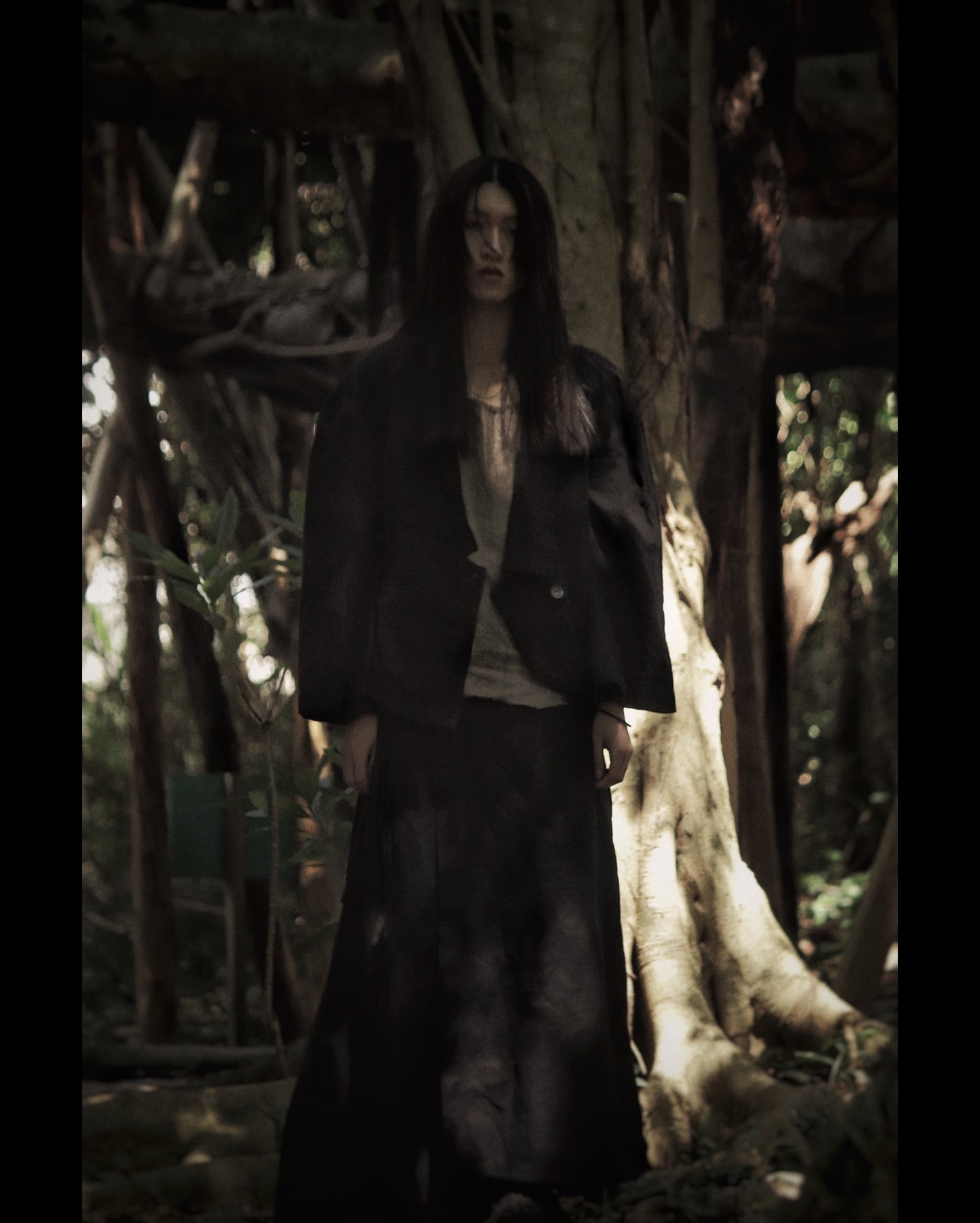 wide shoulder short jacket