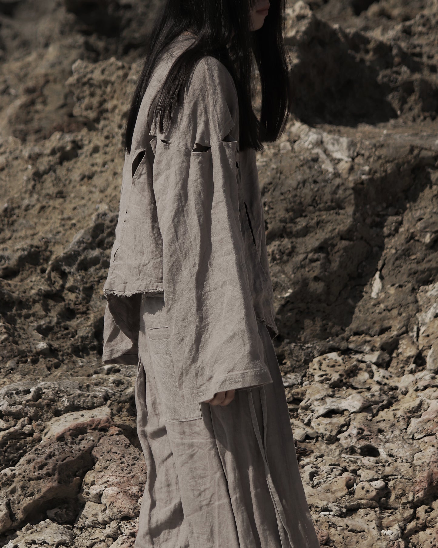 rifted pullover