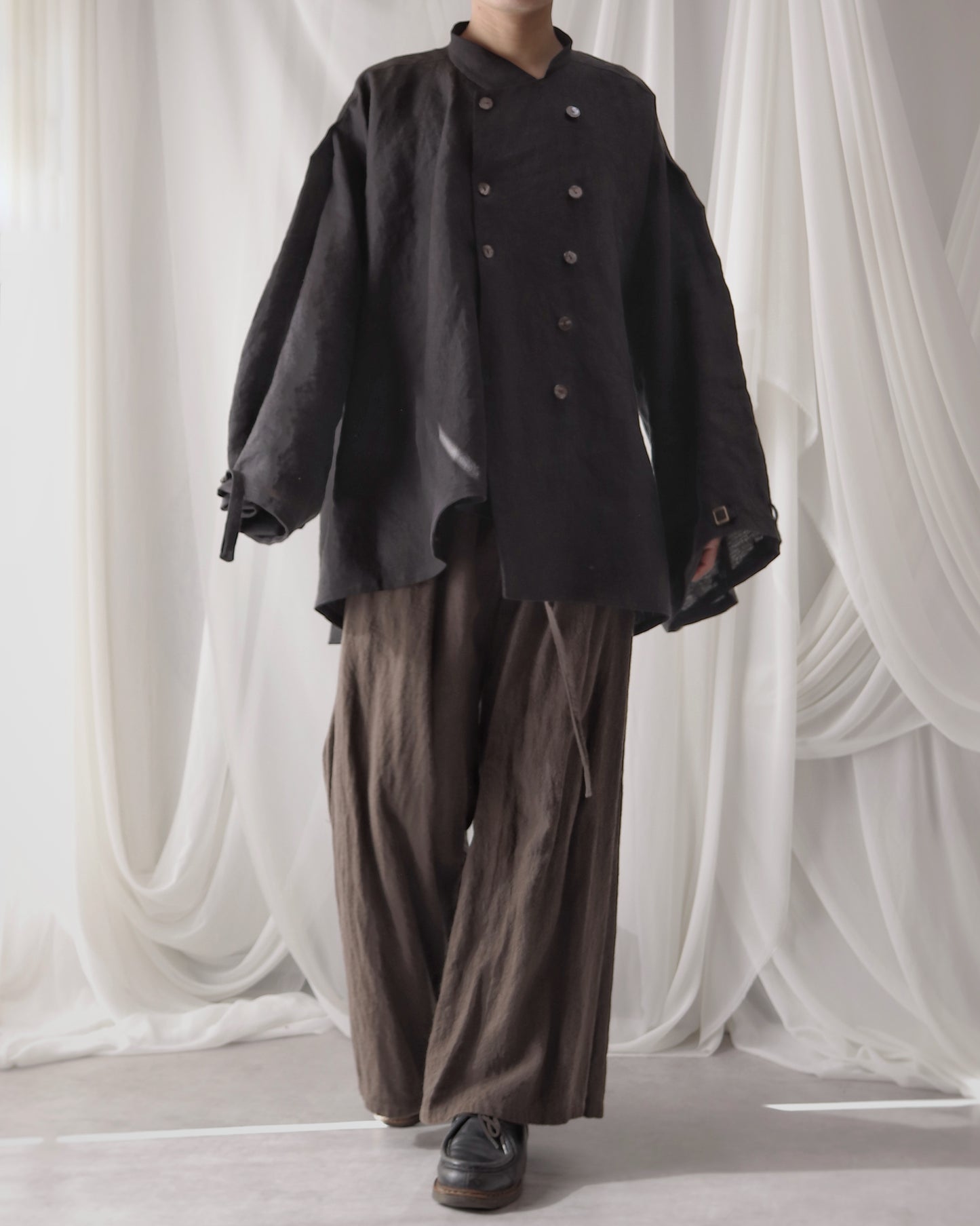 double breasted shirts blouson