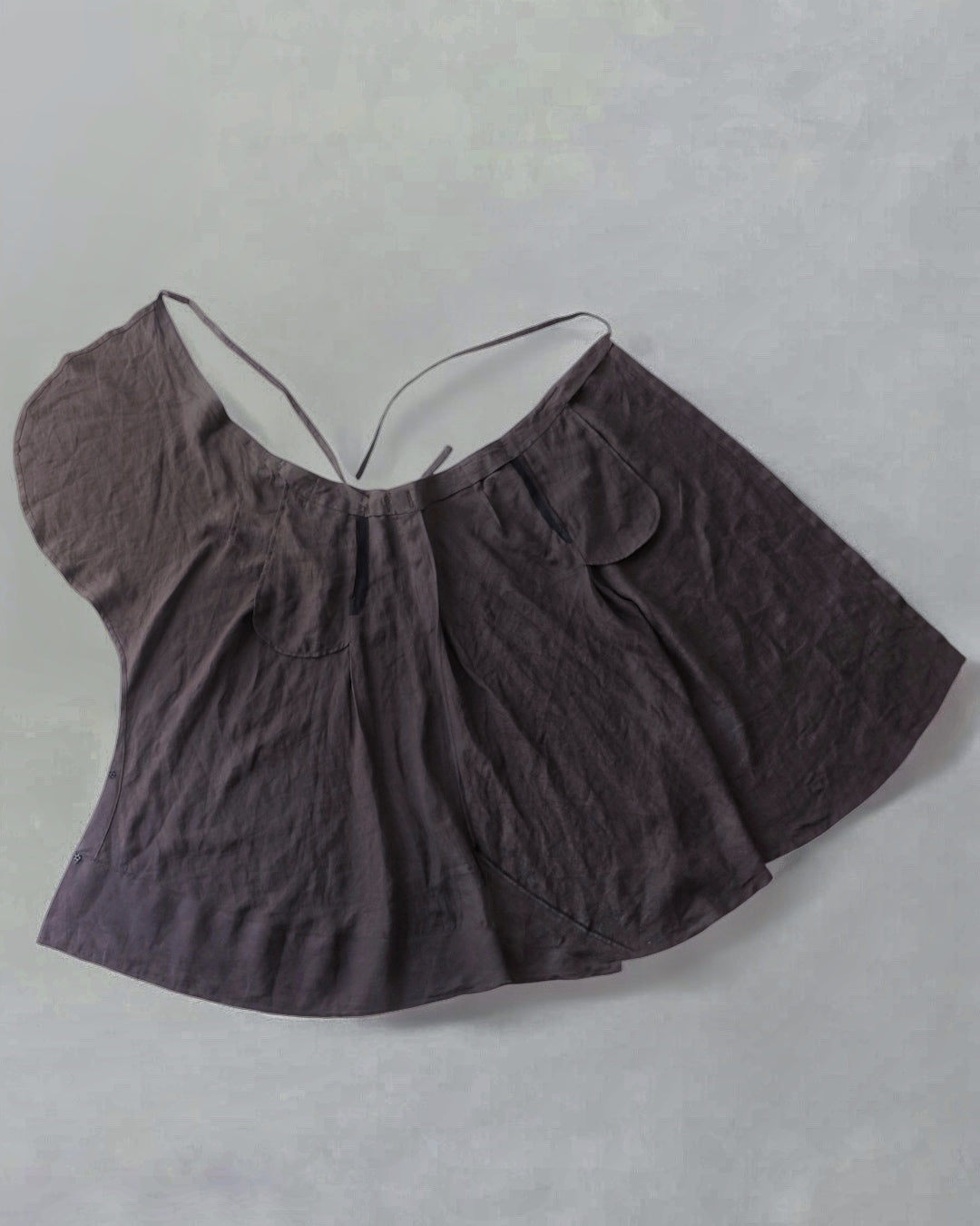 wrapped skirt 2025/charcoal
