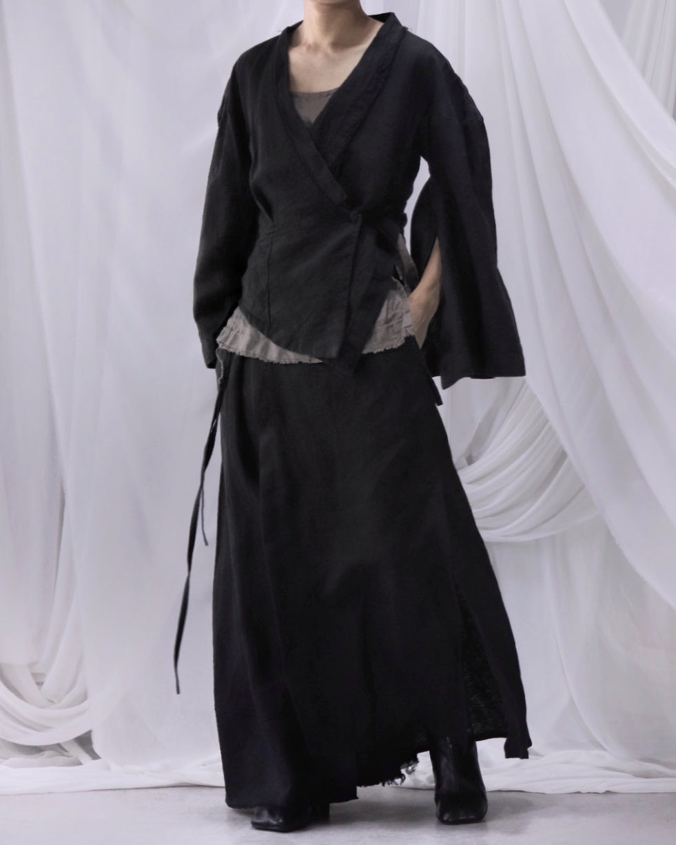 wide shoulder short jacket