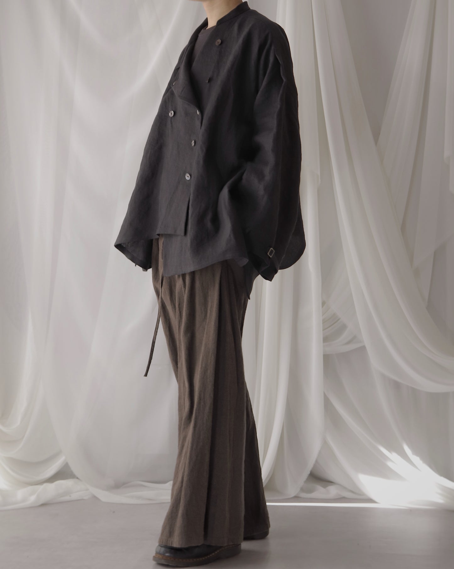 double breasted shirts blouson