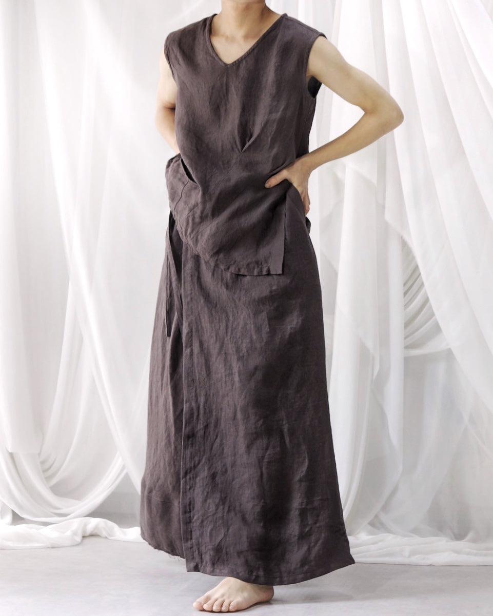 tuck sleeveless shirts