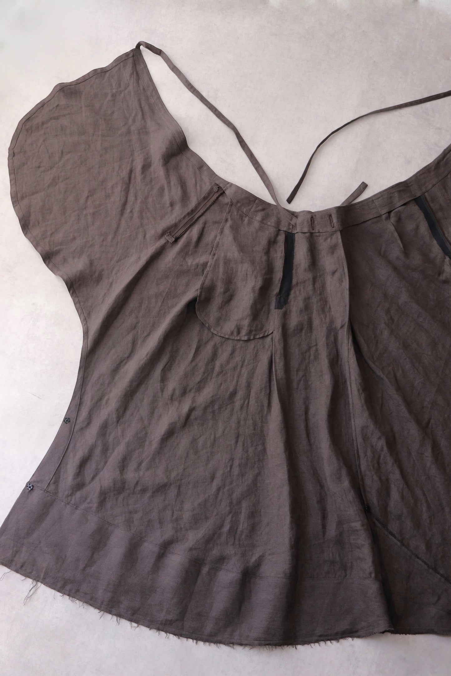 wrapped skirt 2025/charcoal