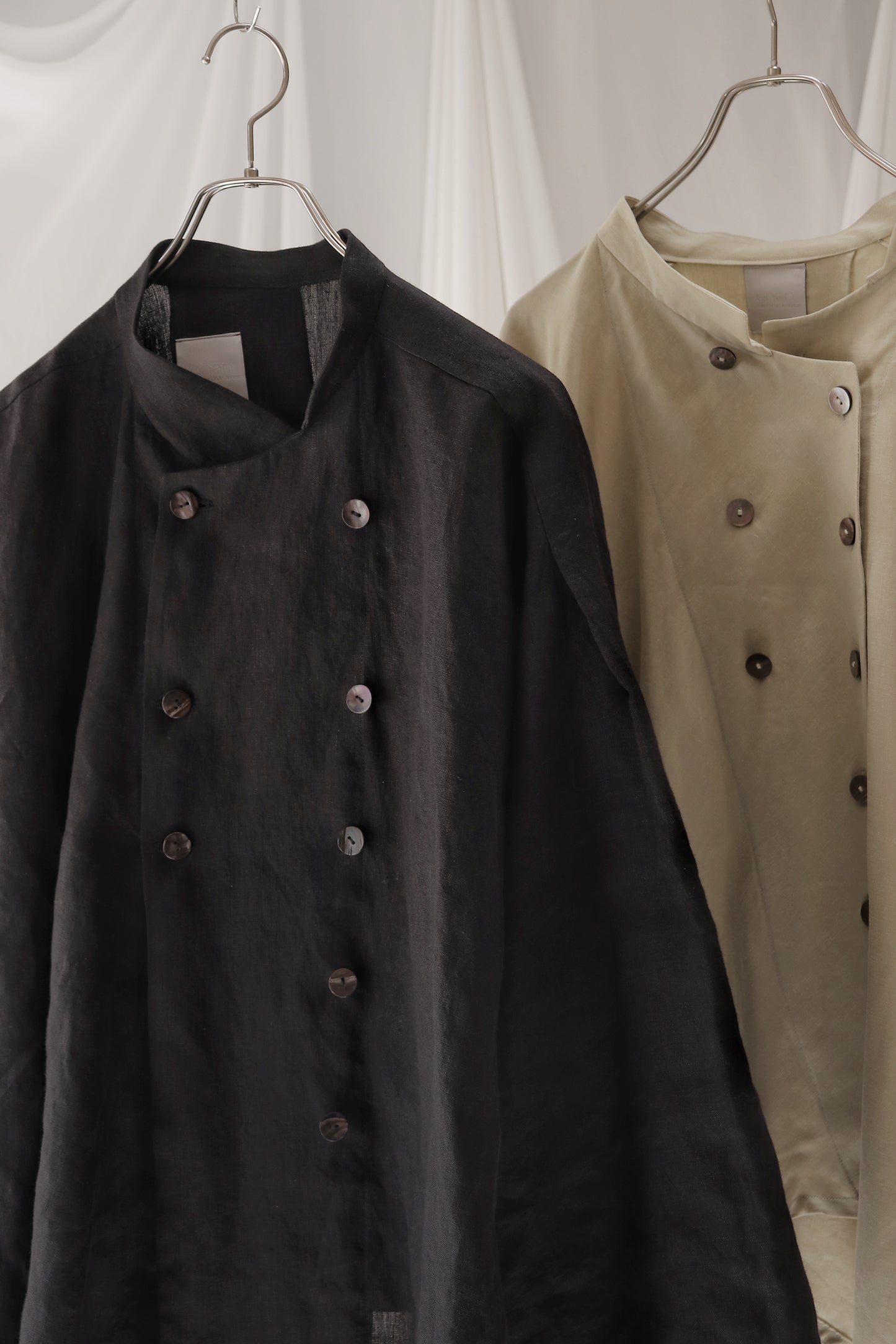 double breasted shirts blouson