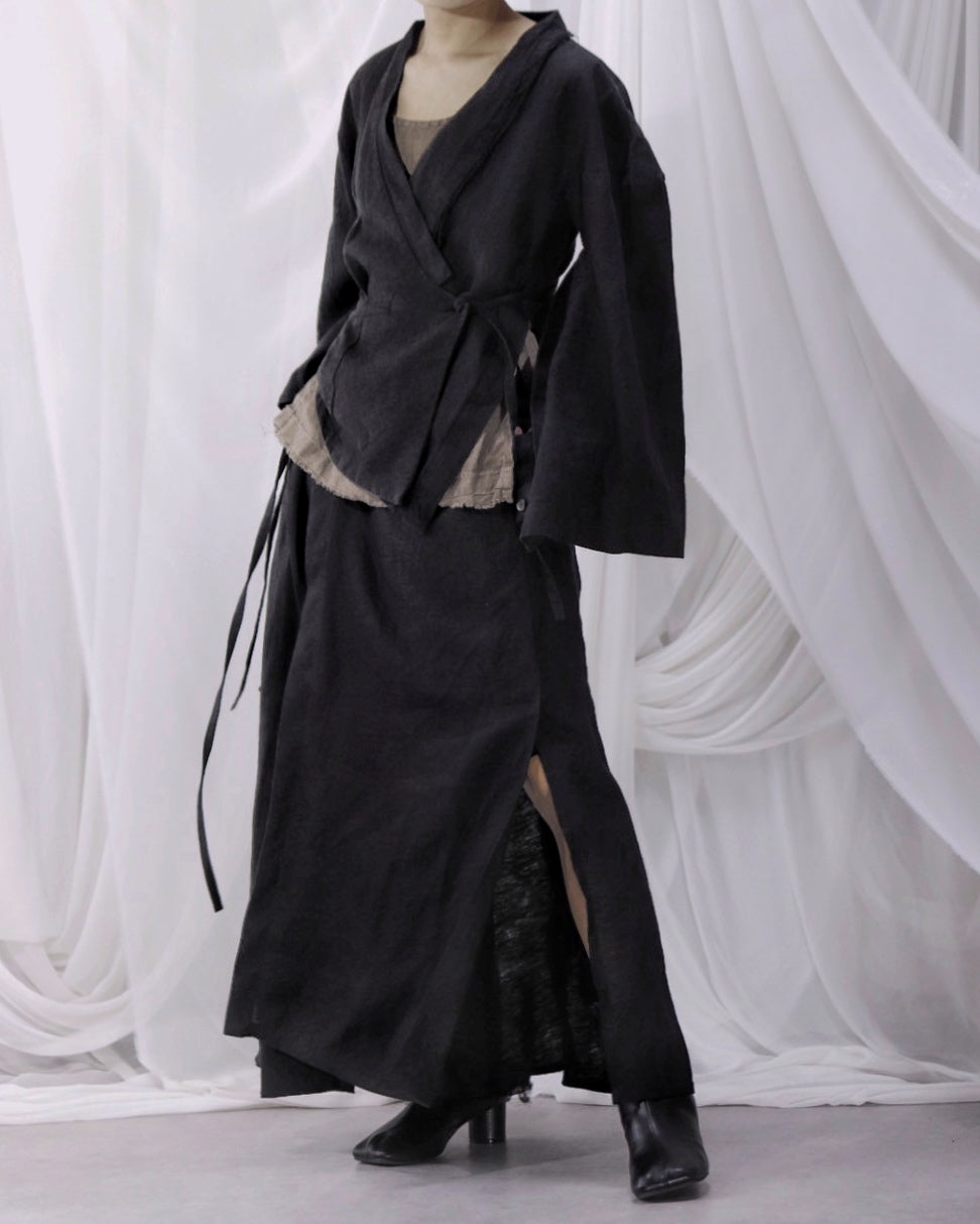 wide shoulder short jacket