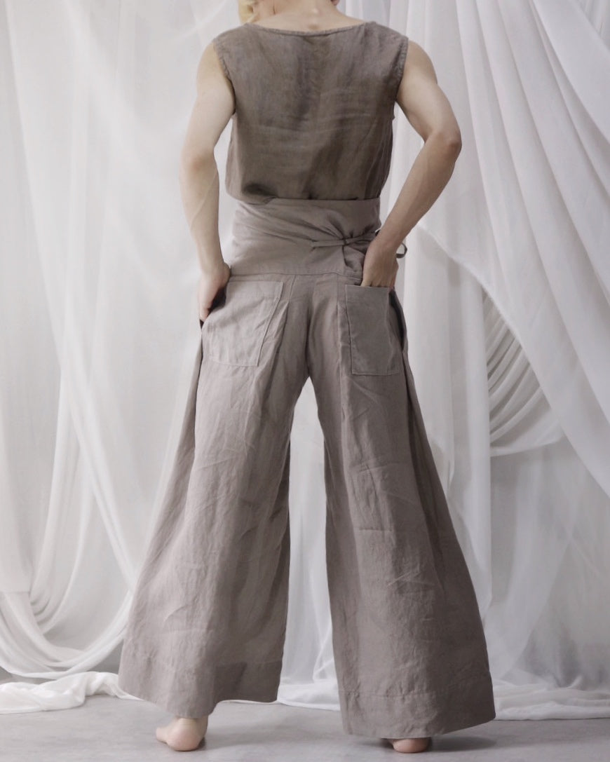 slit Haramaki trousers