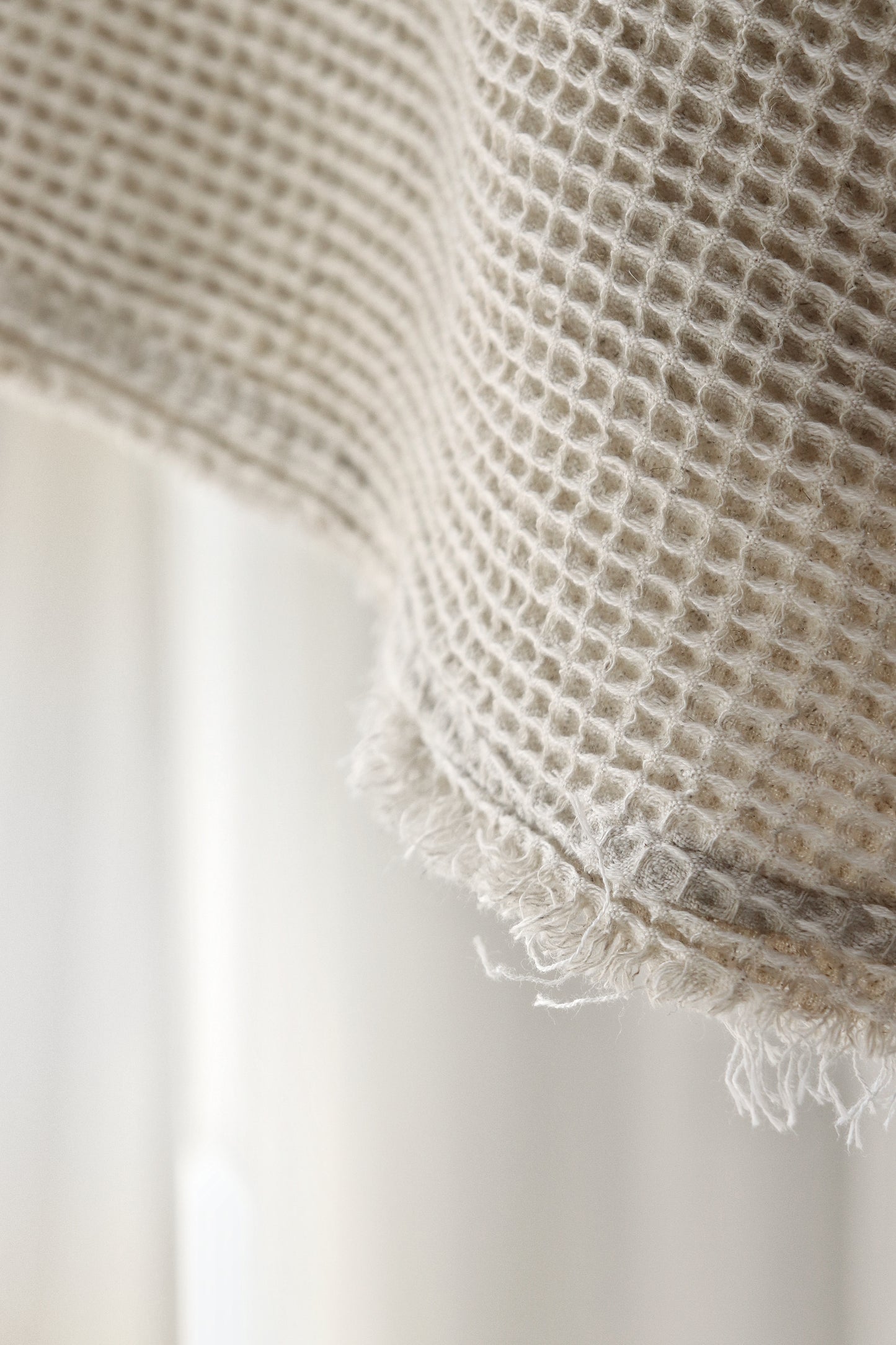 waffle bias pullover