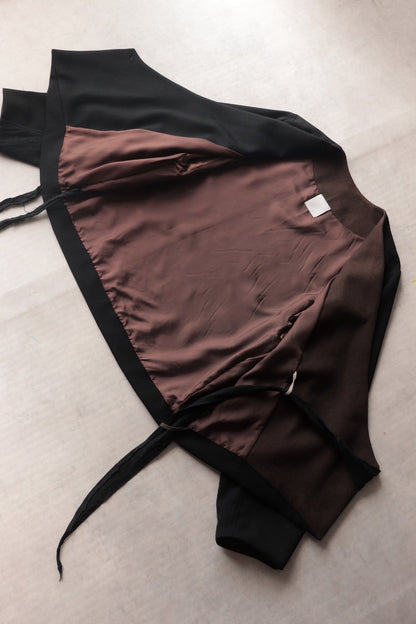 collarless tailored jacket