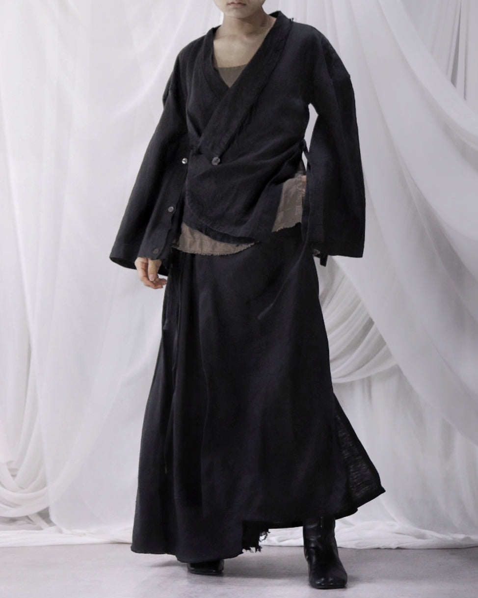 wide shoulder short jacket