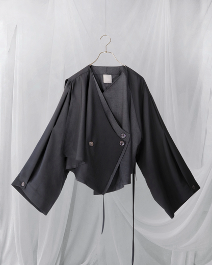 asymmetry layered haori