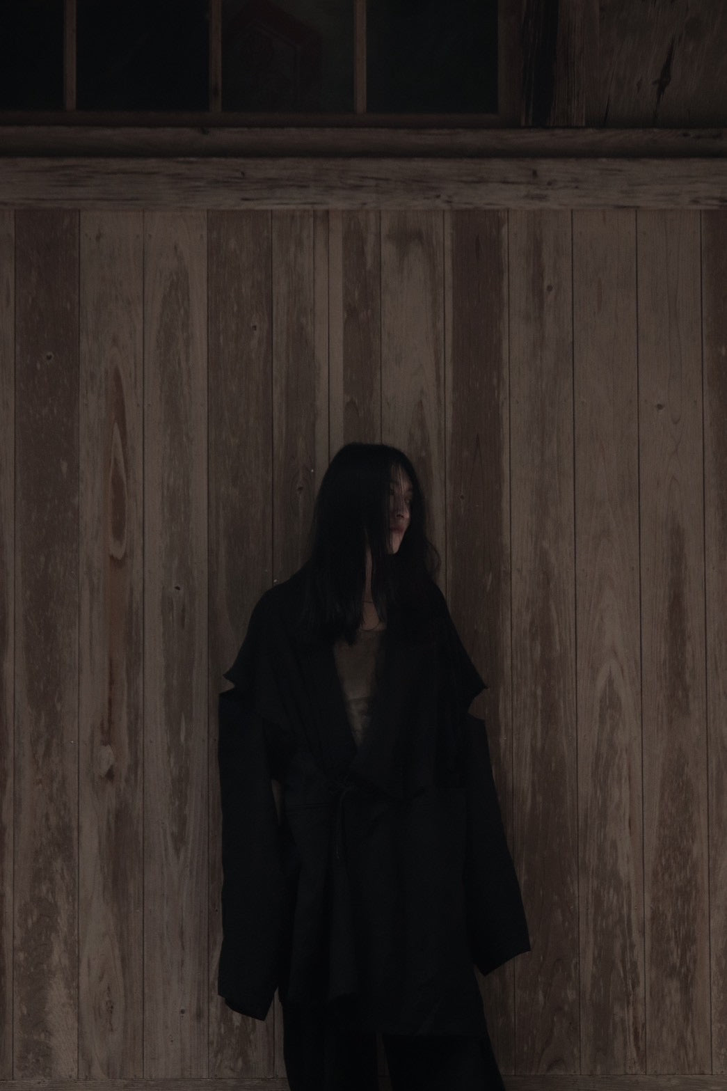mid-length slit haori