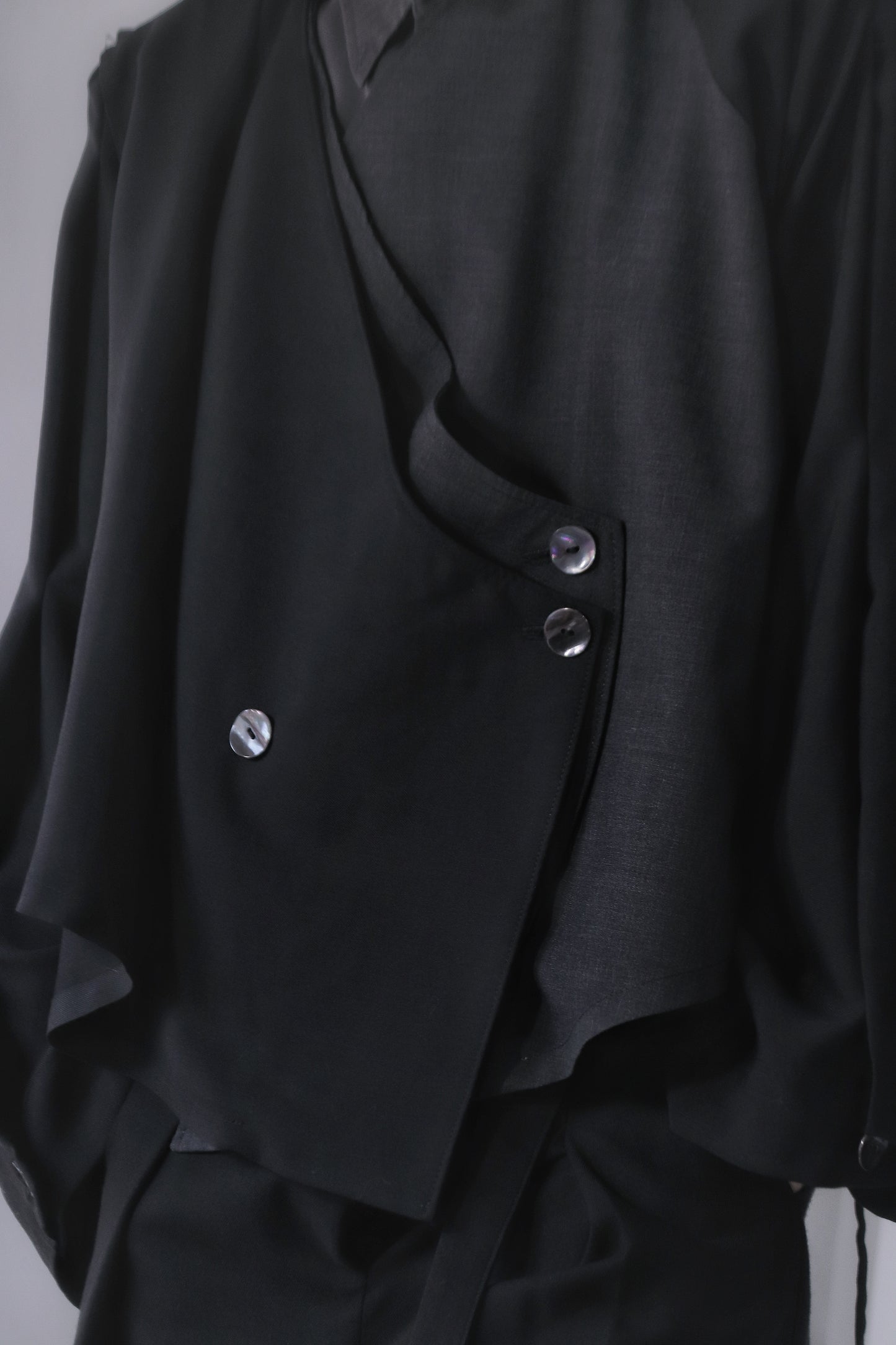 asymmetry layered haori