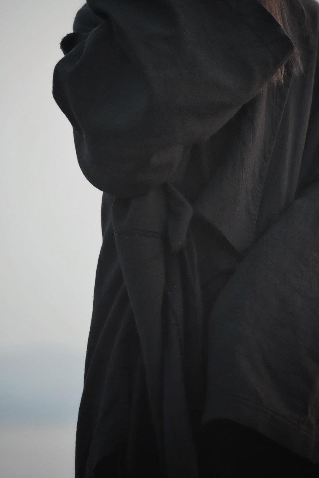 mid-length slit haori