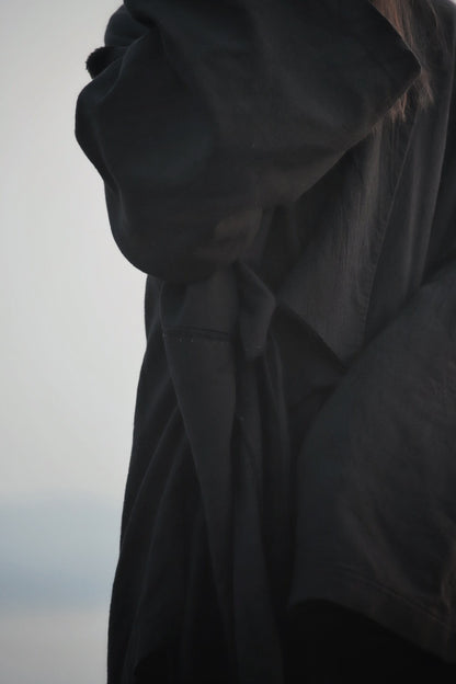 mid-length slit haori