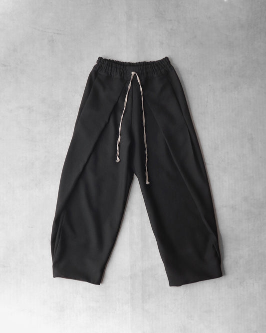 tucked tapered easy slacks
